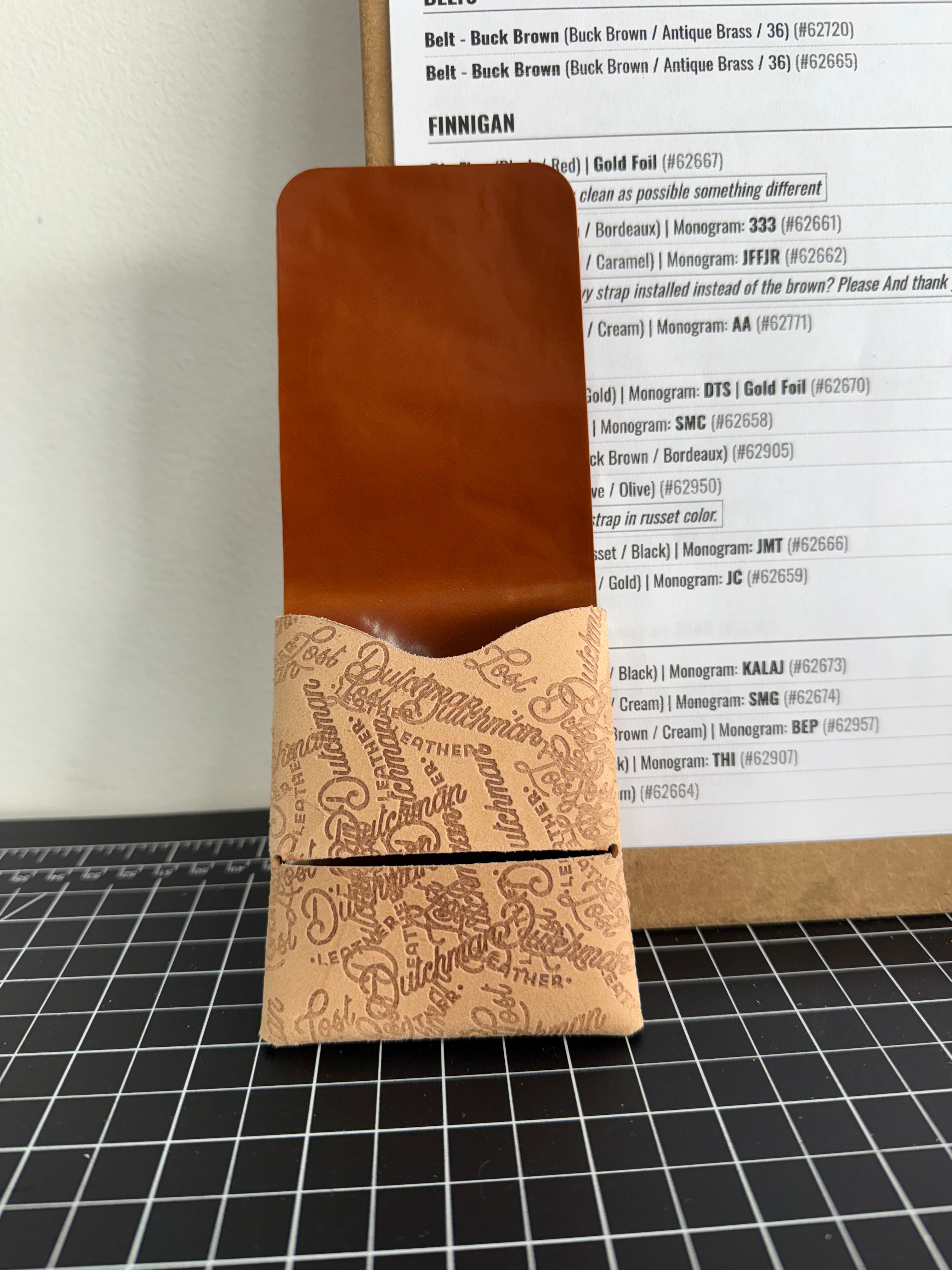 Chaos Stamped Shell Cordovan Franklin (Email only)