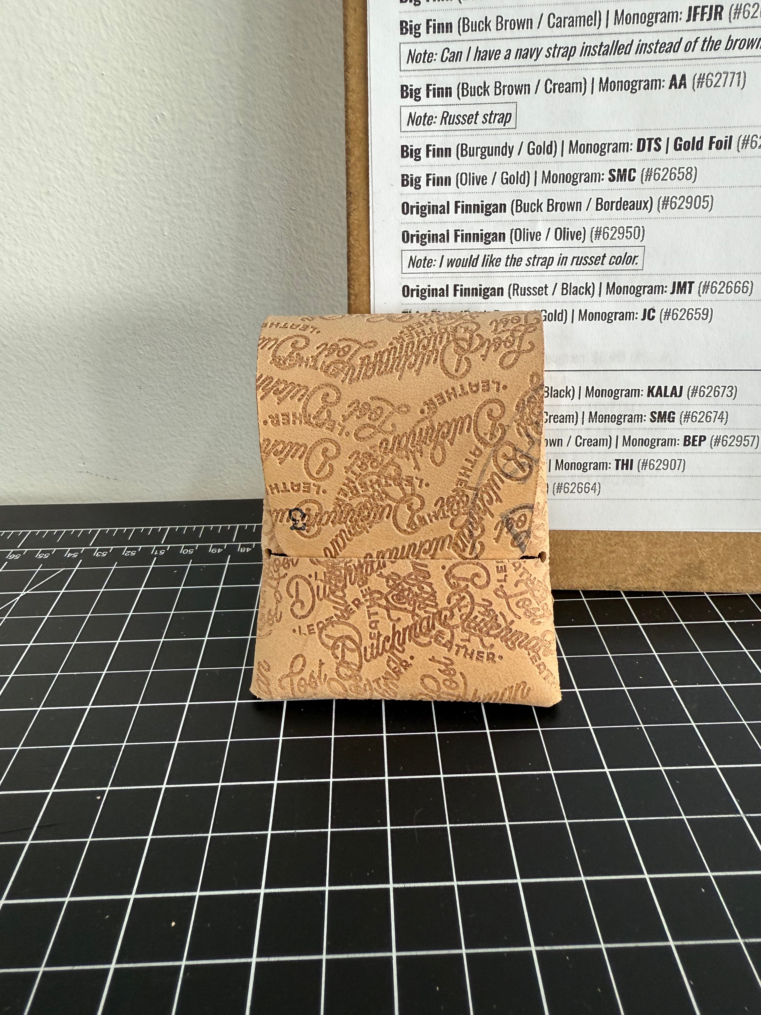 Chaos Stamped Shell Cordovan Franklin (Email only)
