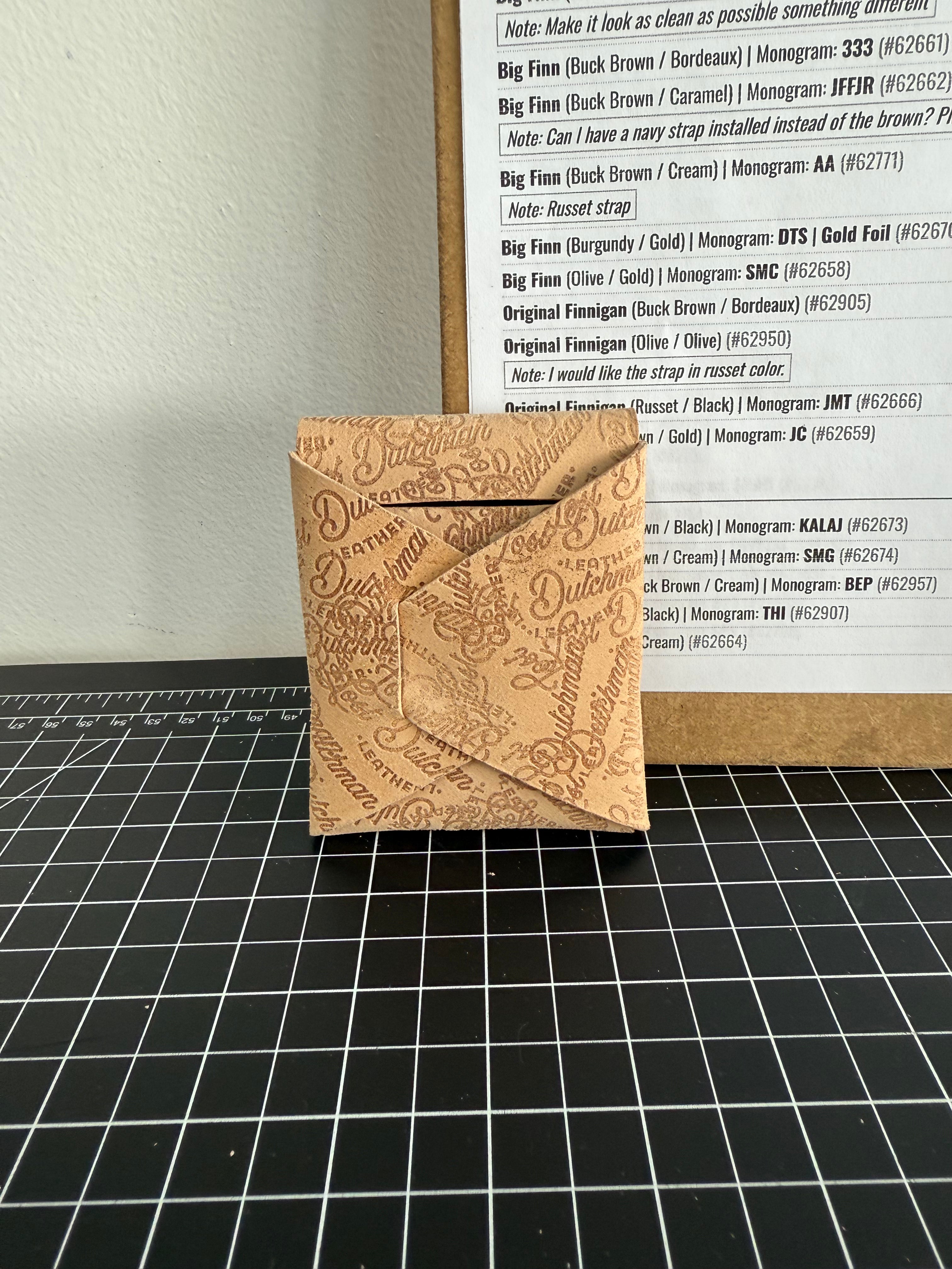 Chaos Stamped Shell Cordovan Franklin (Email only)