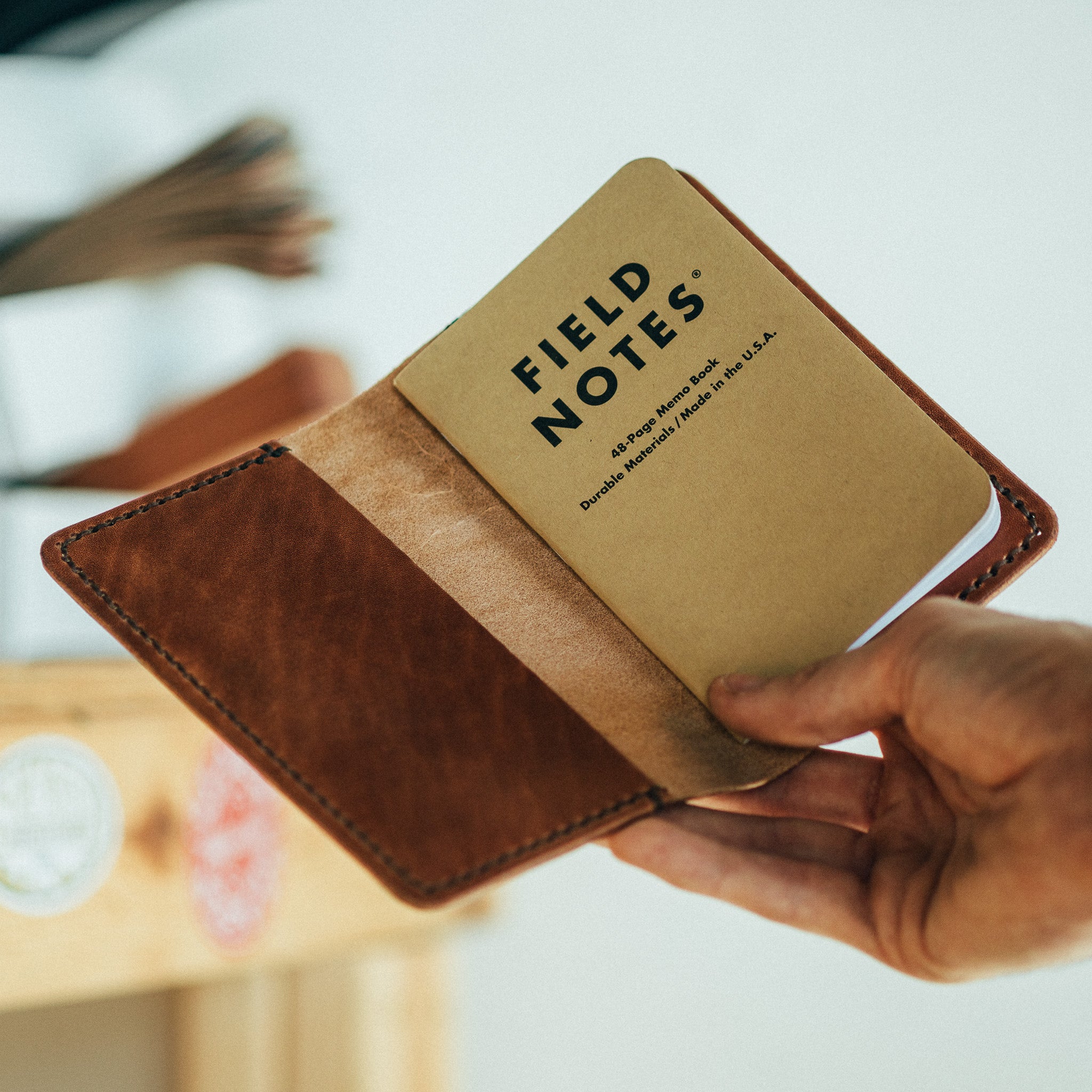 Notebook/Passport Cover – Brown