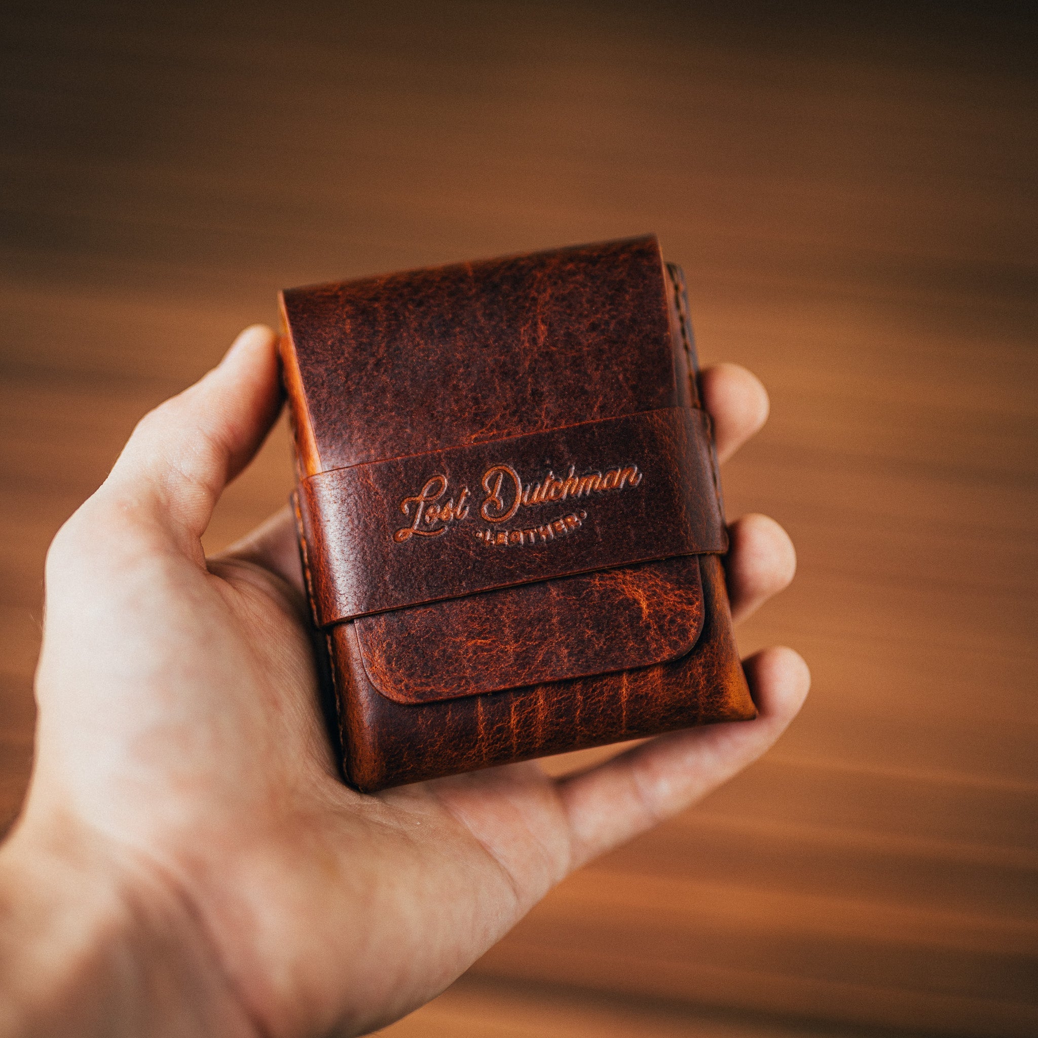American Bison Big Finn 2 - Lost Dutchman Leather handmade leather wallets