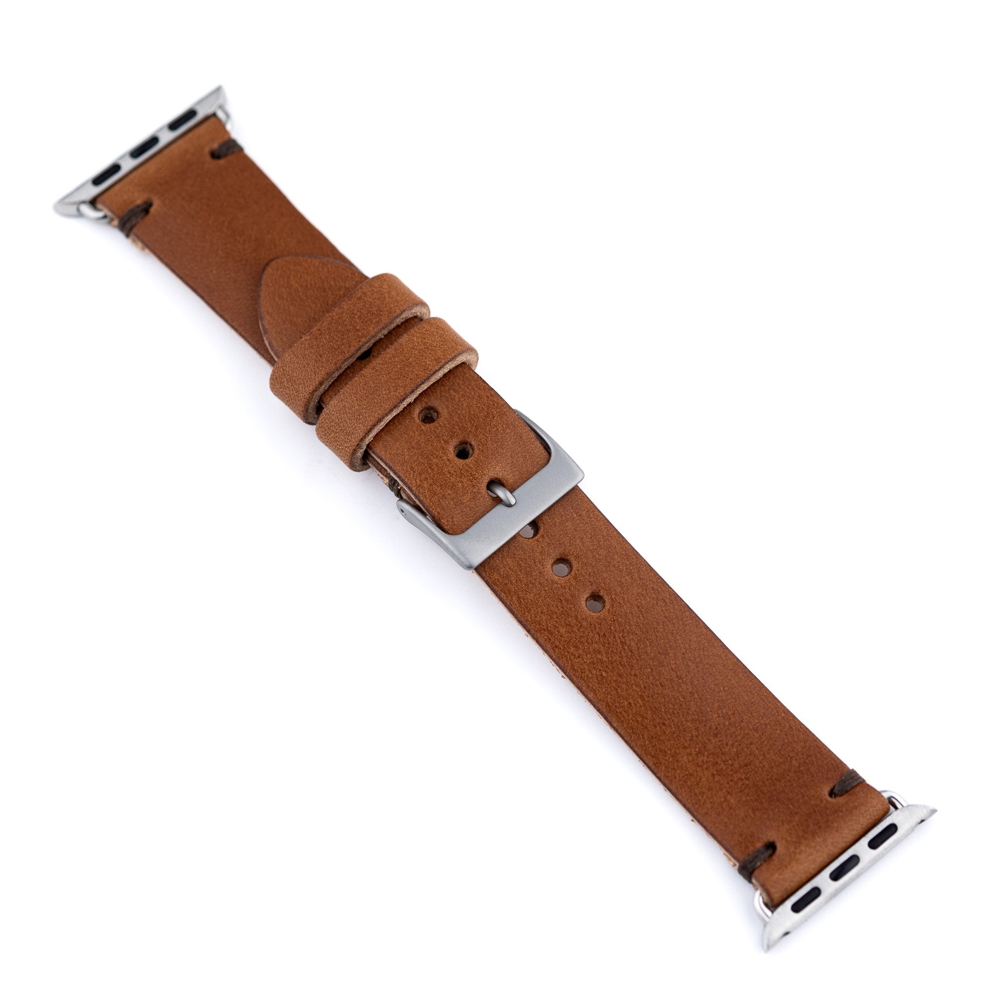 Apple Watch Sol Strap – Brown - Lost Dutchman Leather handmade leather wallets