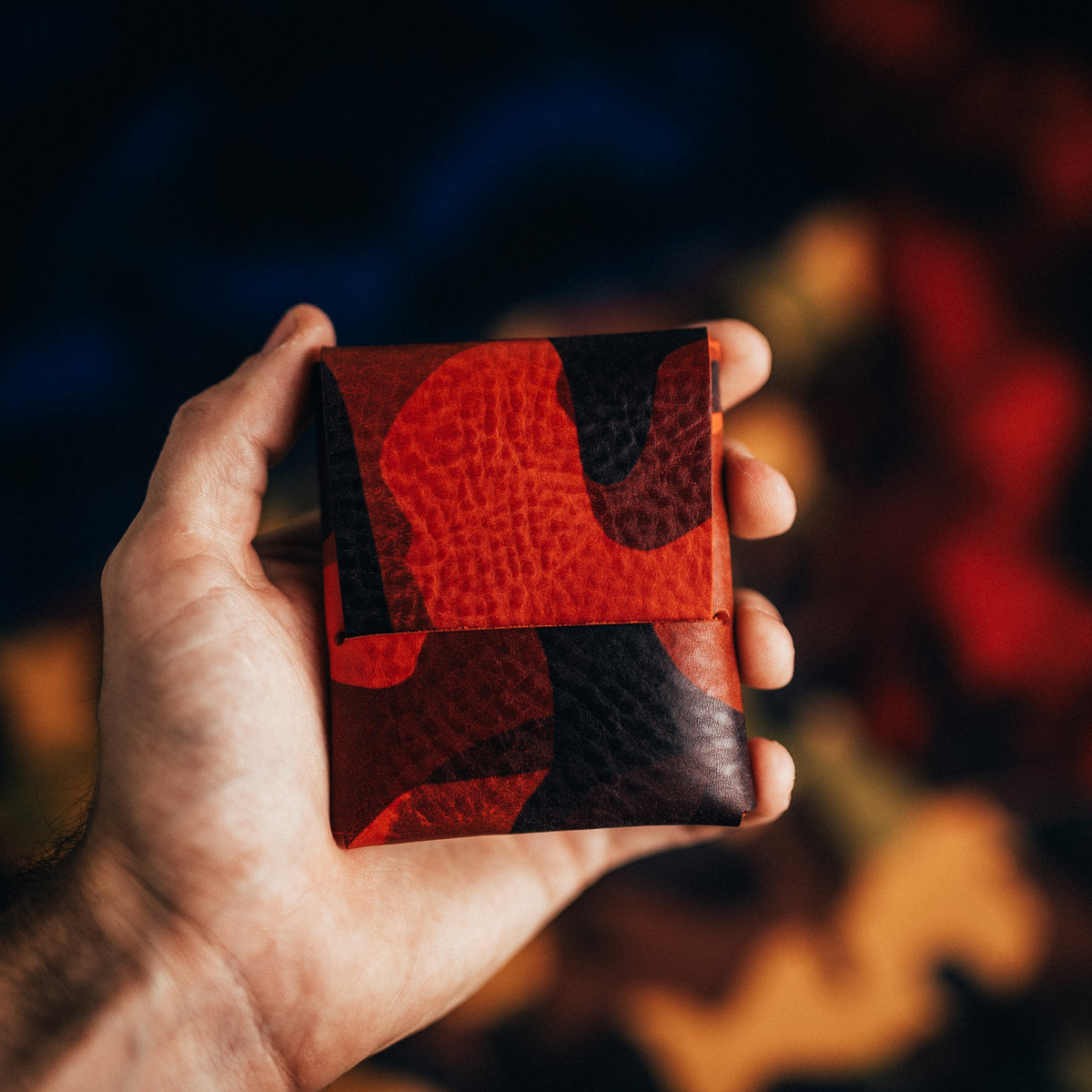 Camo Franklin (classic) - Lost Dutchman Leather handmade leather wallets