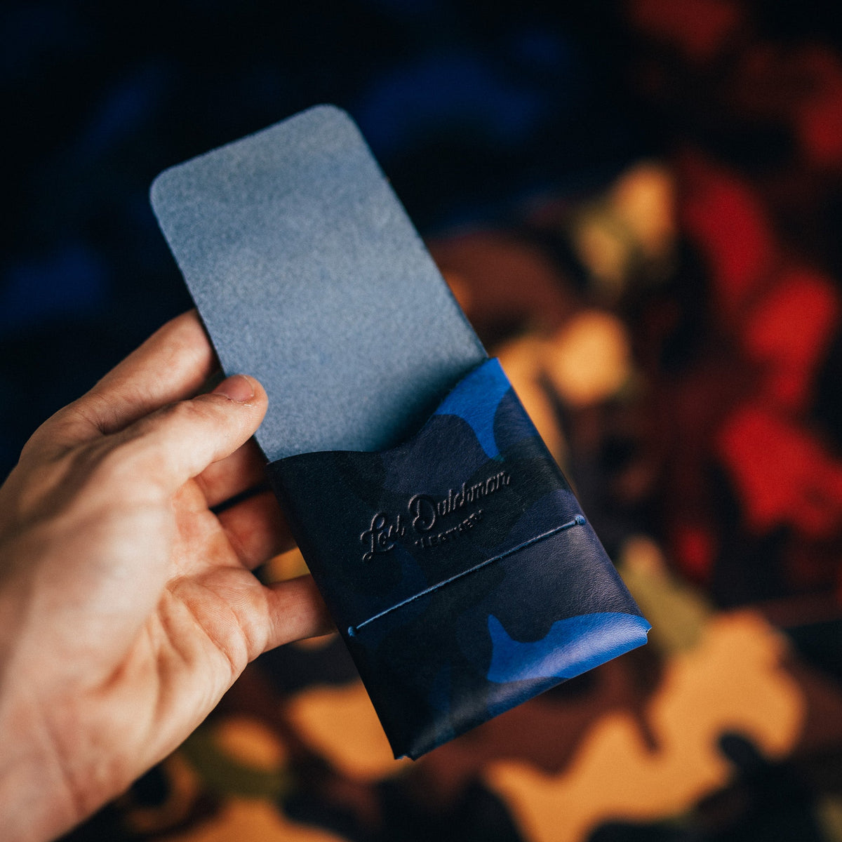 Camo Franklin (classic) - Lost Dutchman Leather handmade leather wallets