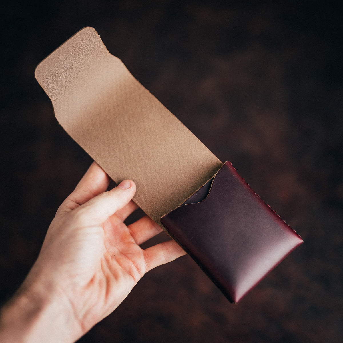 Chromexcel Cash Finn - Lost Dutchman Leather handmade leather wallets