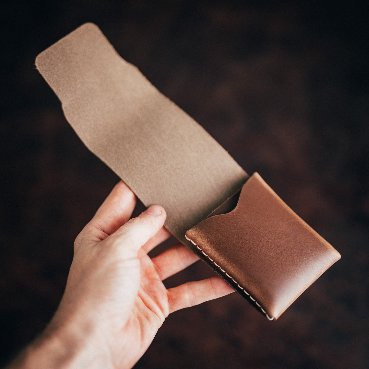 Chromexcel Cash Finn - Lost Dutchman Leather handmade leather wallets