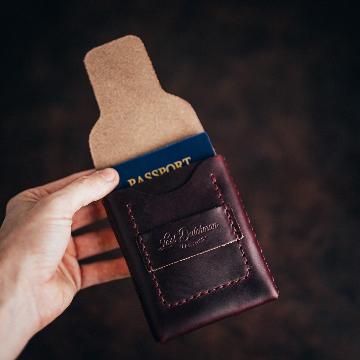 Chromexcel Huckleberry (Standard) - Lost Dutchman Leather handmade leather wallets