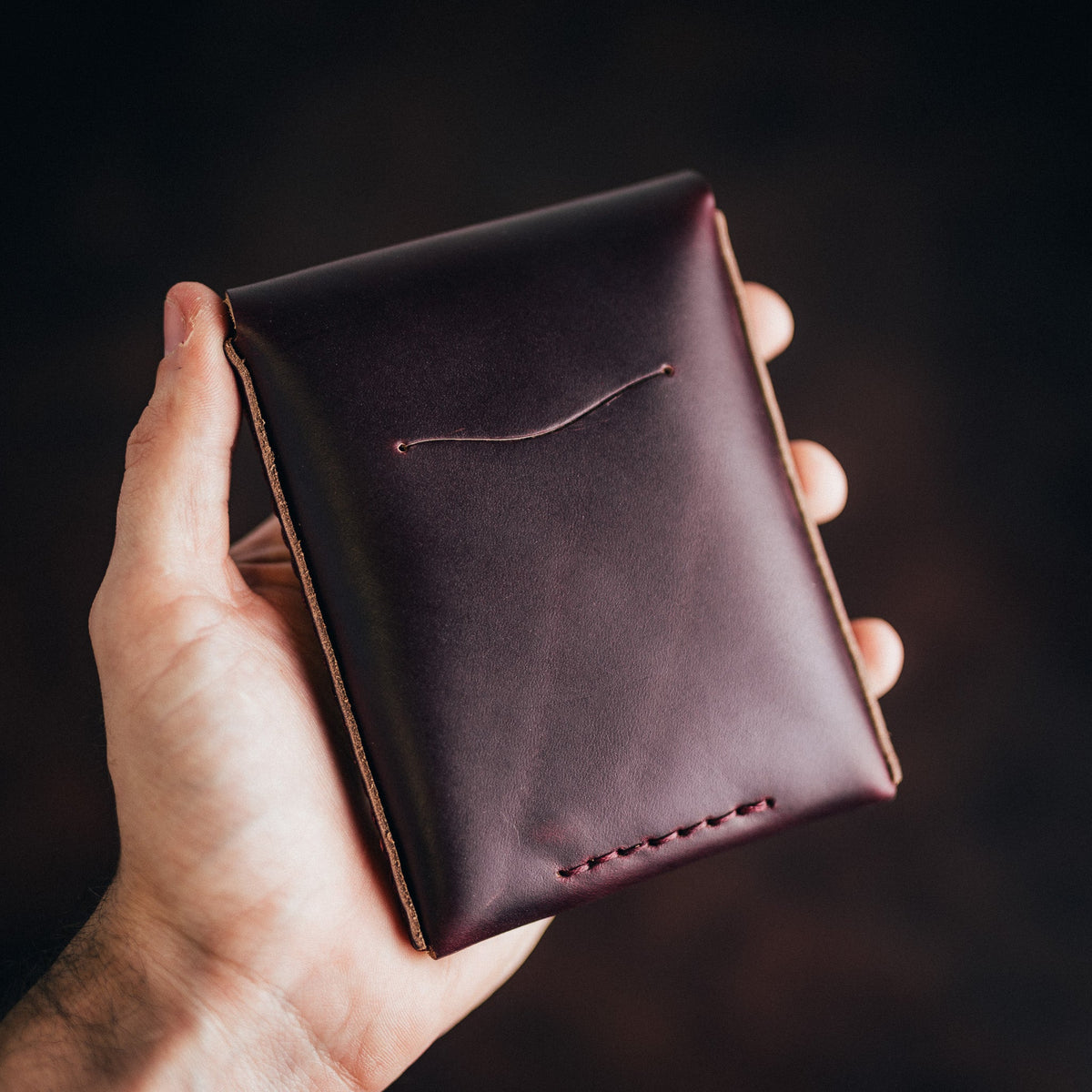 Chromexcel Huckleberry (Standard) - Lost Dutchman Leather handmade leather wallets