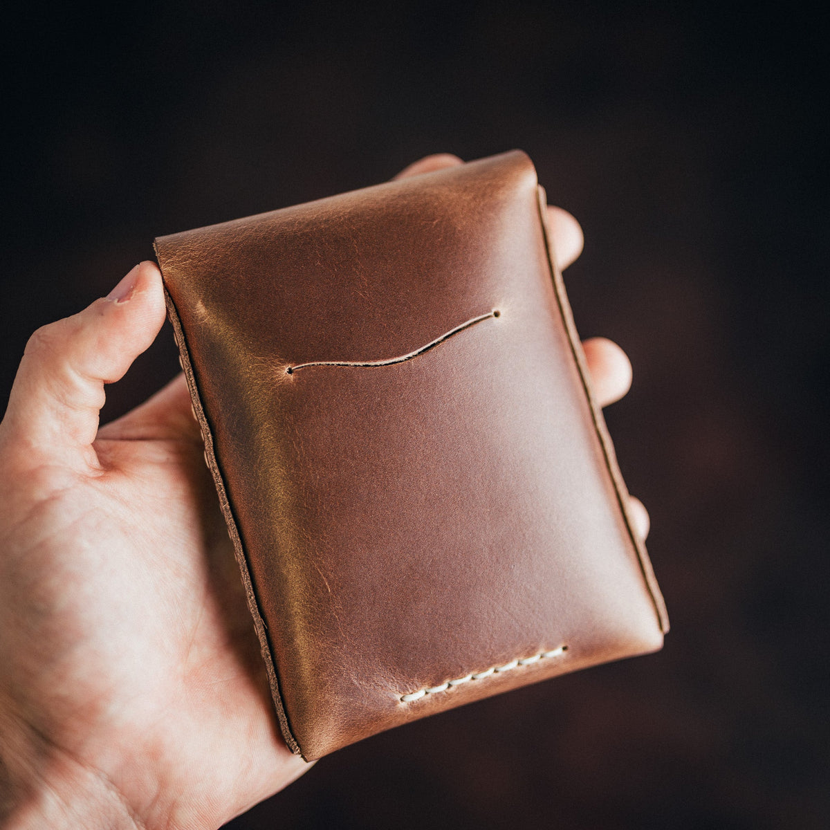 Chromexcel Huckleberry (Standard) - Lost Dutchman Leather handmade leather wallets