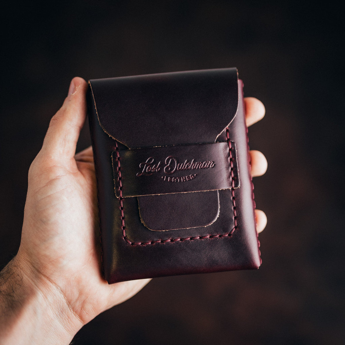 Chromexcel Huckleberry (Standard) - Lost Dutchman Leather handmade leather wallets