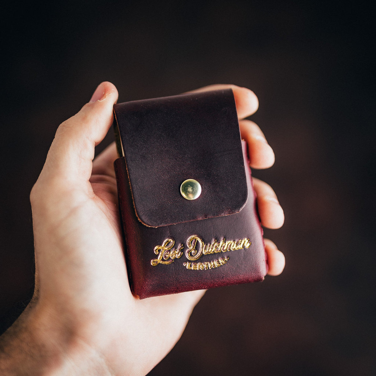 Chromexcel Snap Finn - Lost Dutchman Leather handmade leather wallets
