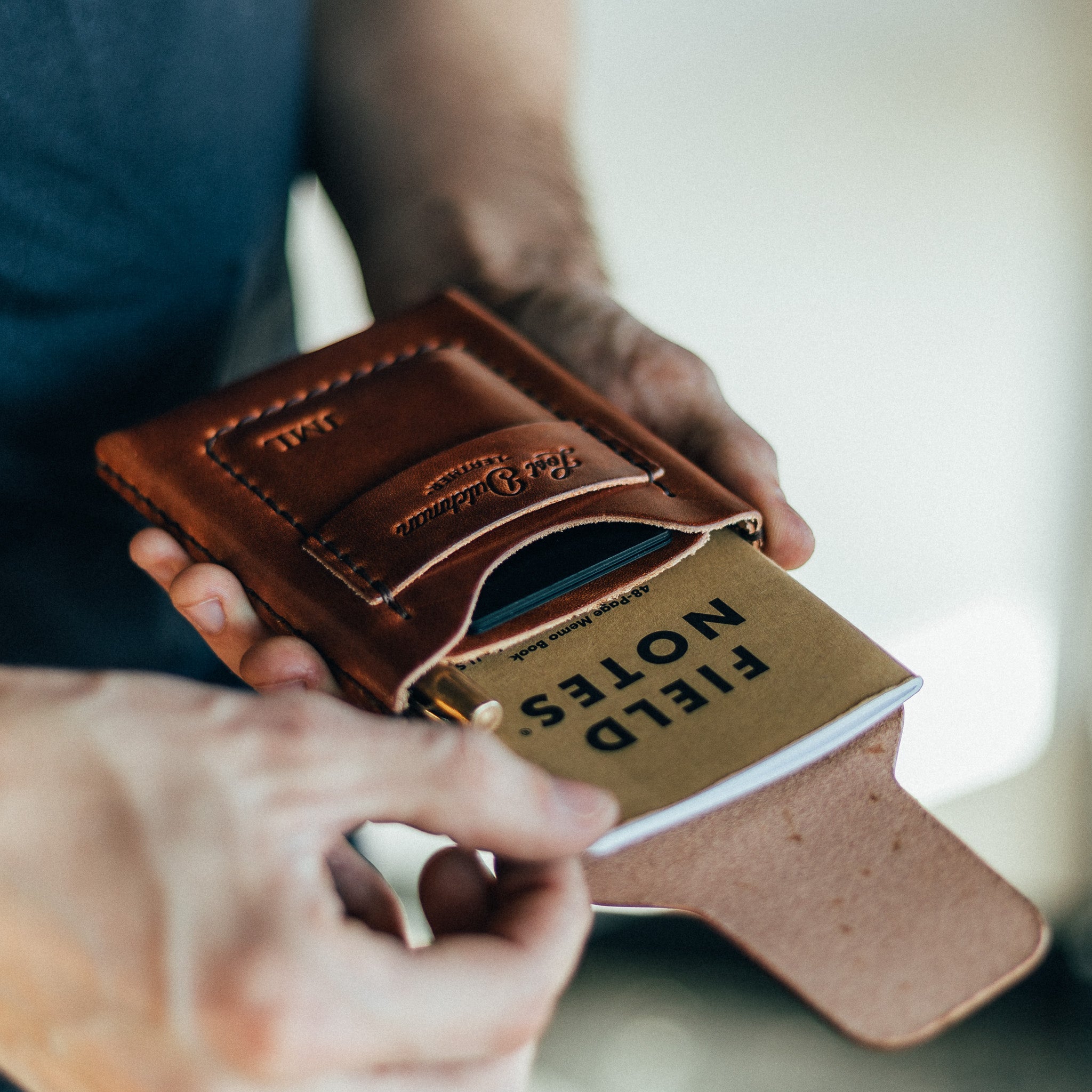 Field Notes 3-pack - Lost Dutchman Leather handmade leather wallets
