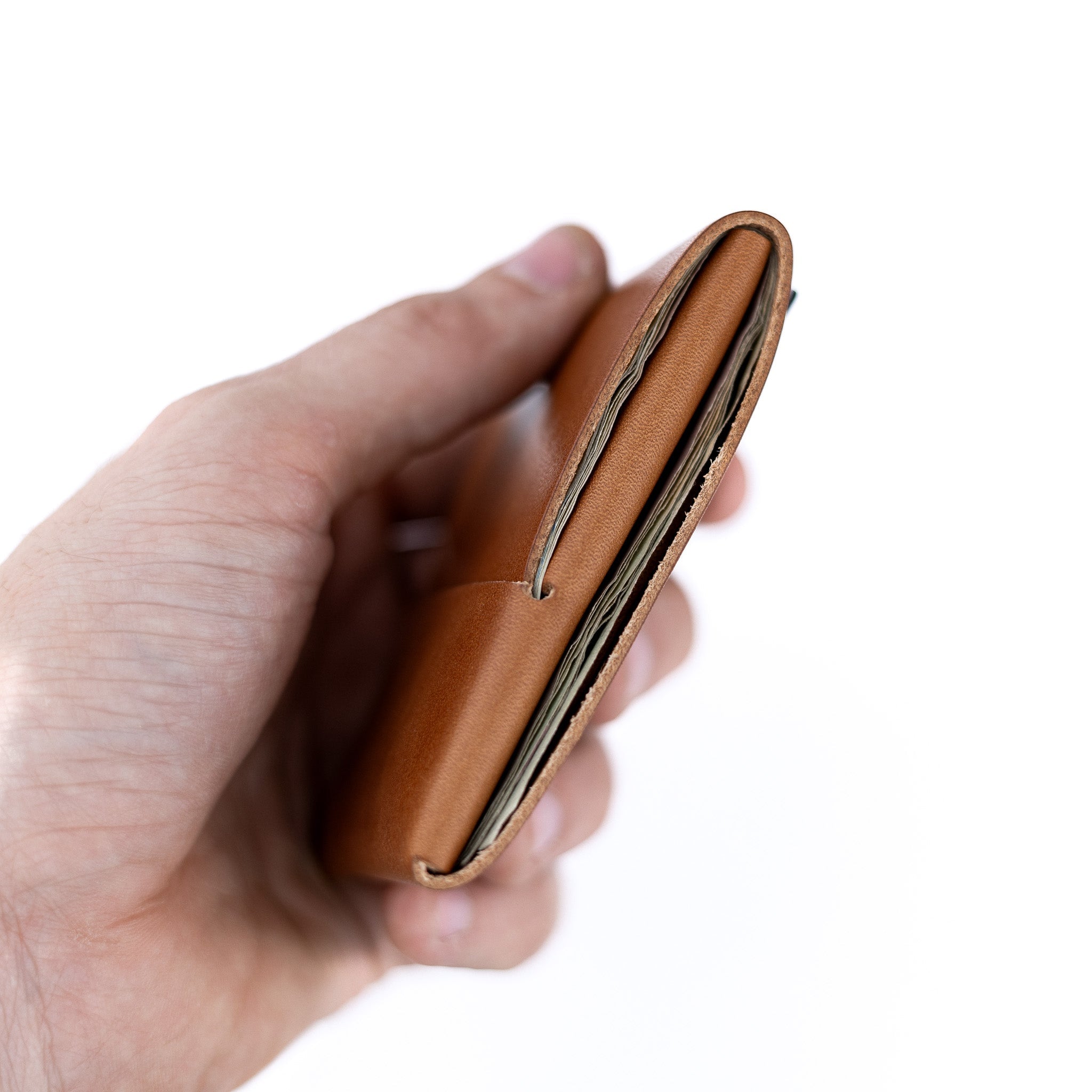 Franklin 2 – Brown - Lost Dutchman Leather handmade leather wallets