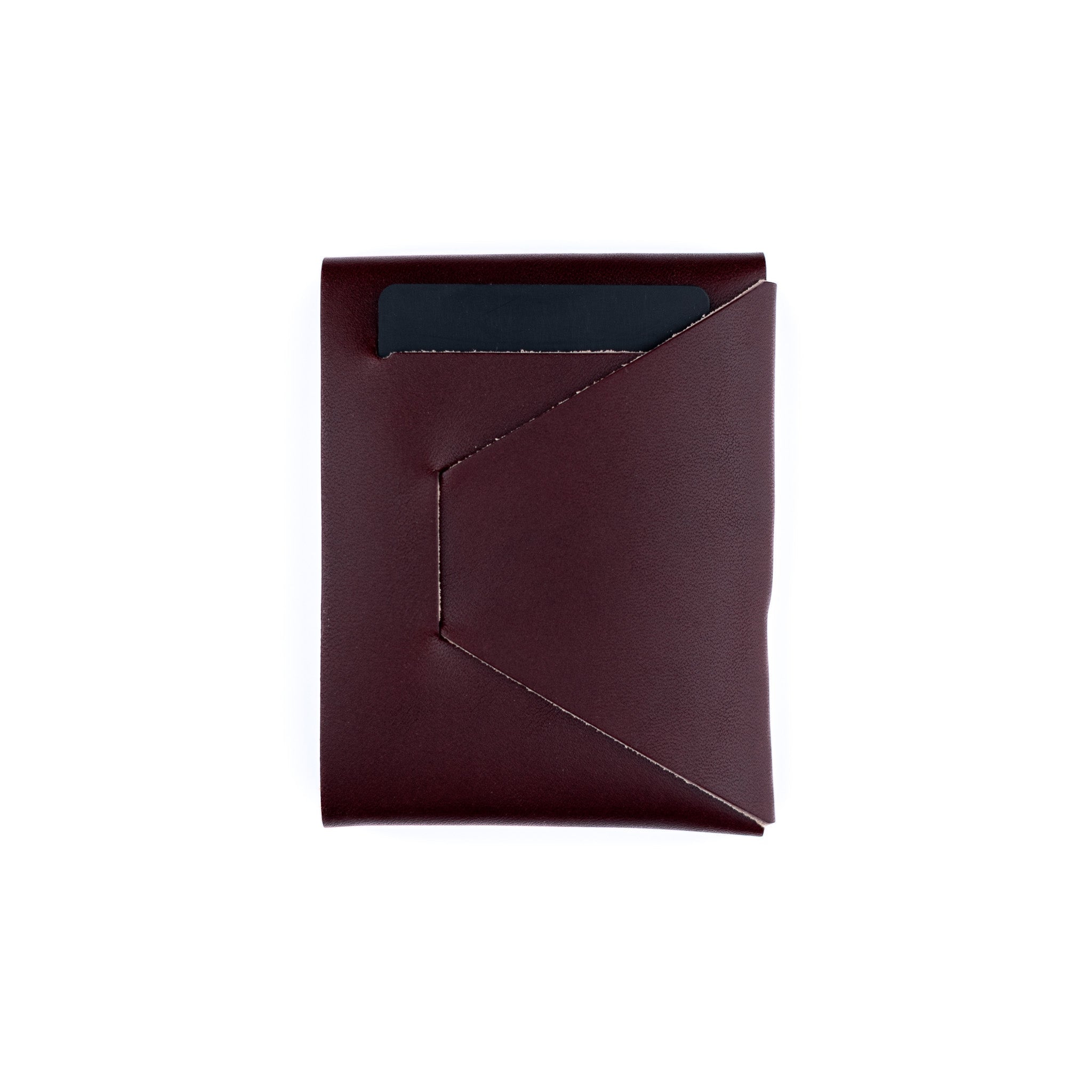 Franklin 2 – Burgundy - Lost Dutchman Leather handmade leather wallets