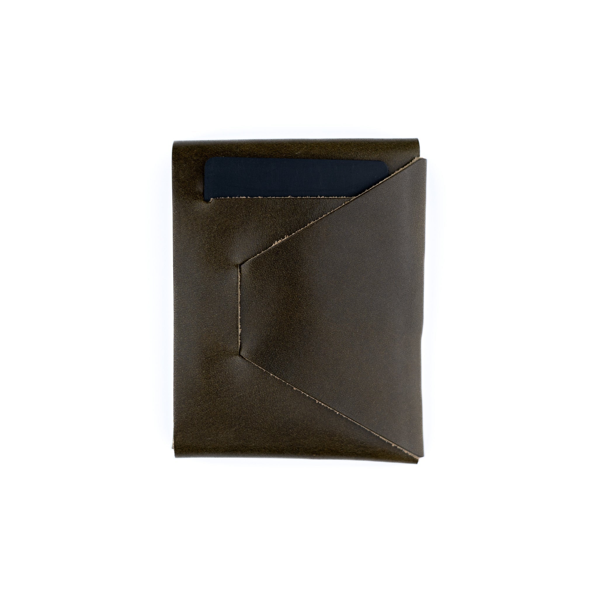 Franklin 2 – Olive - Lost Dutchman Leather handmade leather wallets