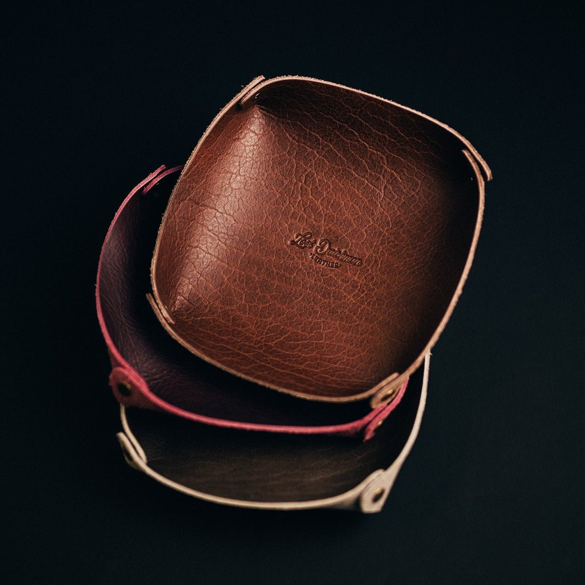 Horween Bison Catch-All - Lost Dutchman Leather handmade leather wallets