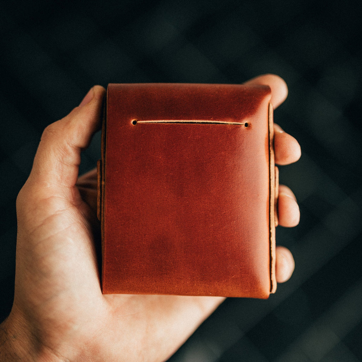 Horween Shell Cordovan Big Finn 2 - Lost Dutchman Leather handmade leather wallets