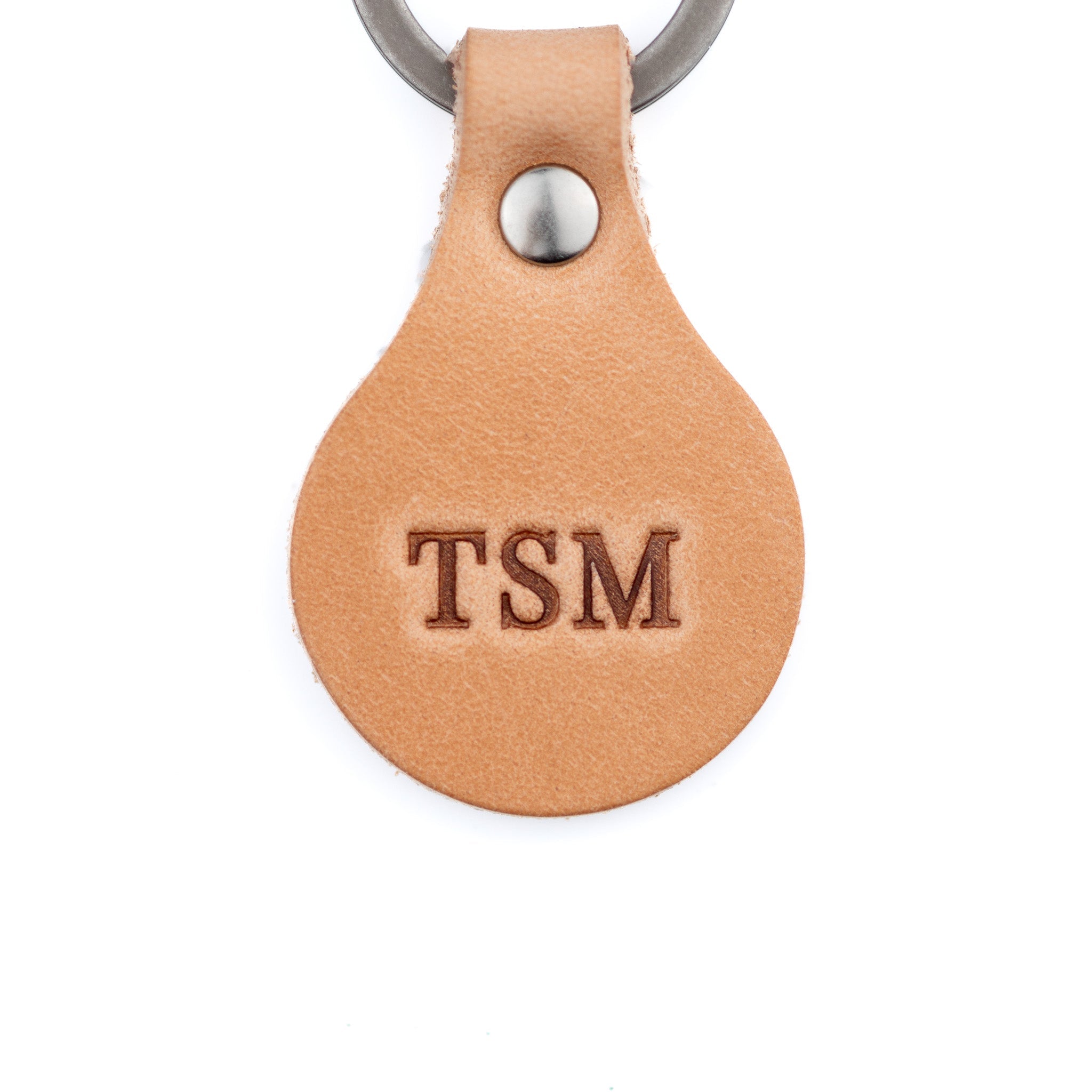 Key Tag - Russet - Lost Dutchman Leather handmade leather wallets