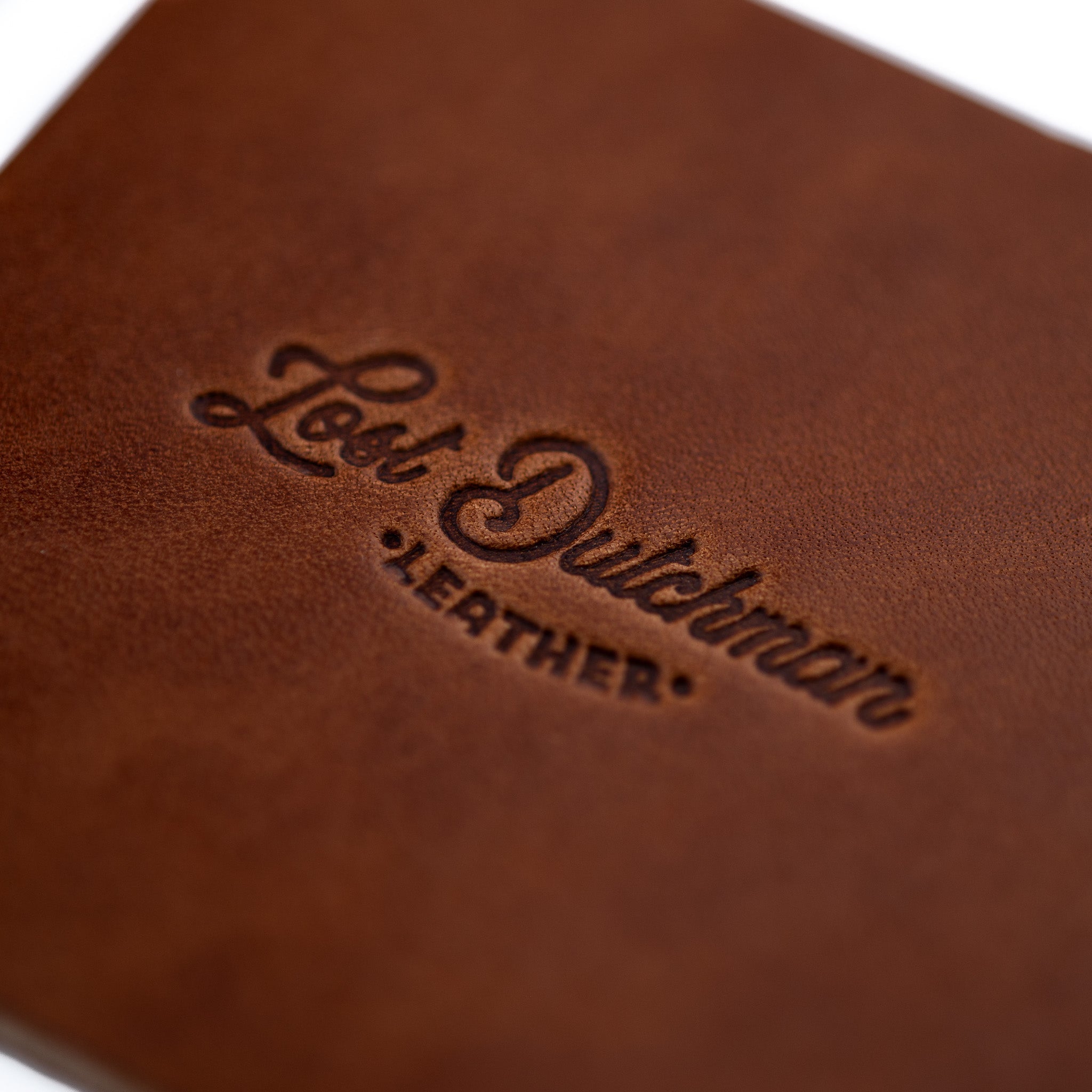 Leather Coasters - Brown - Lost Dutchman Leather handmade leather wallets