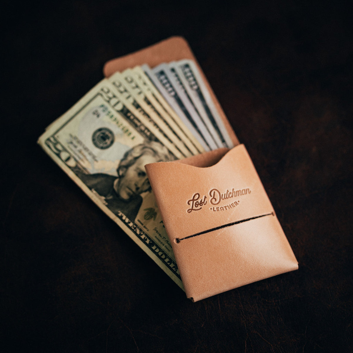 Lefty Franklin 2 Pre-Order - Lost Dutchman Leather handmade leather wallets