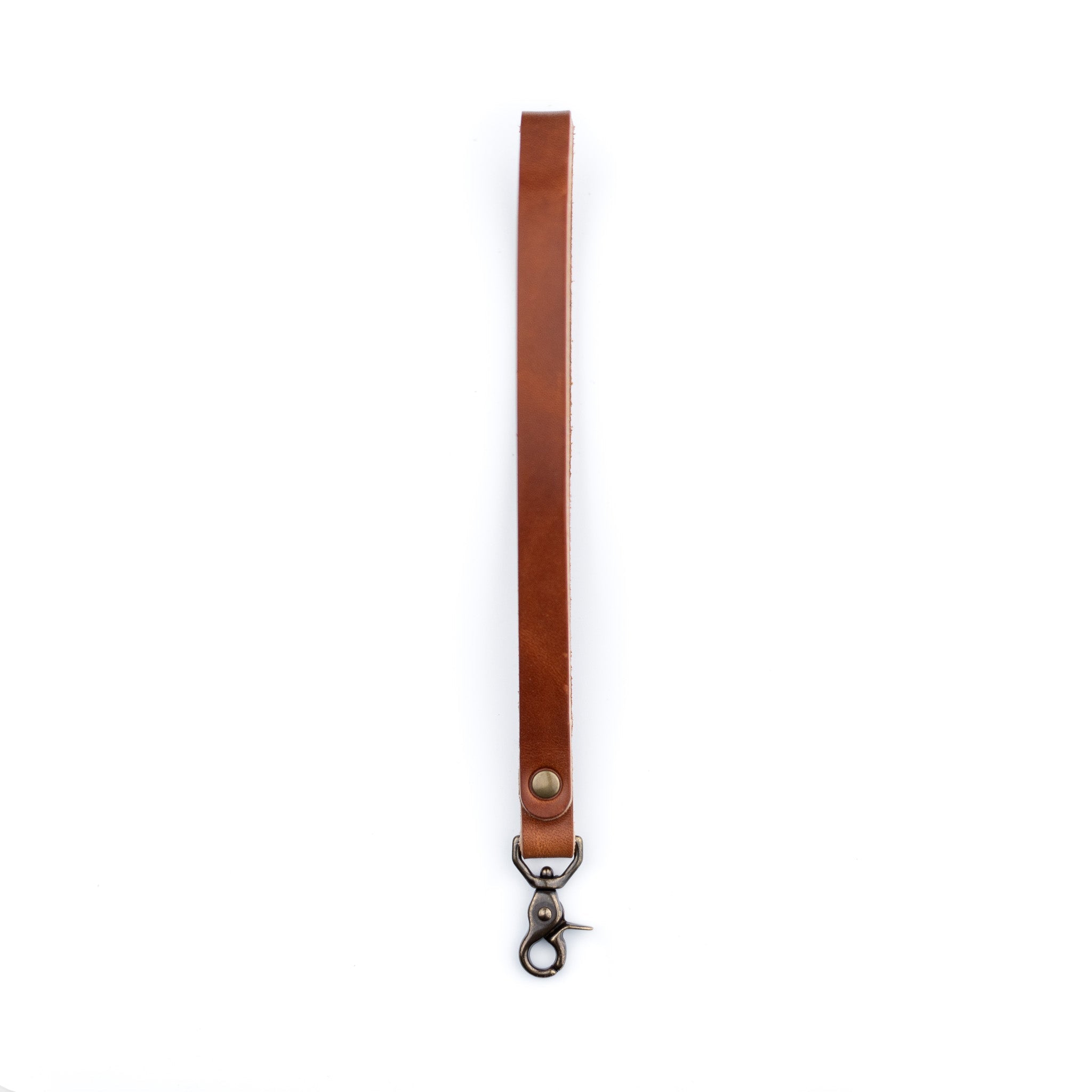 Long Lanyard - Brown - Lost Dutchman Leather handmade leather wallets
