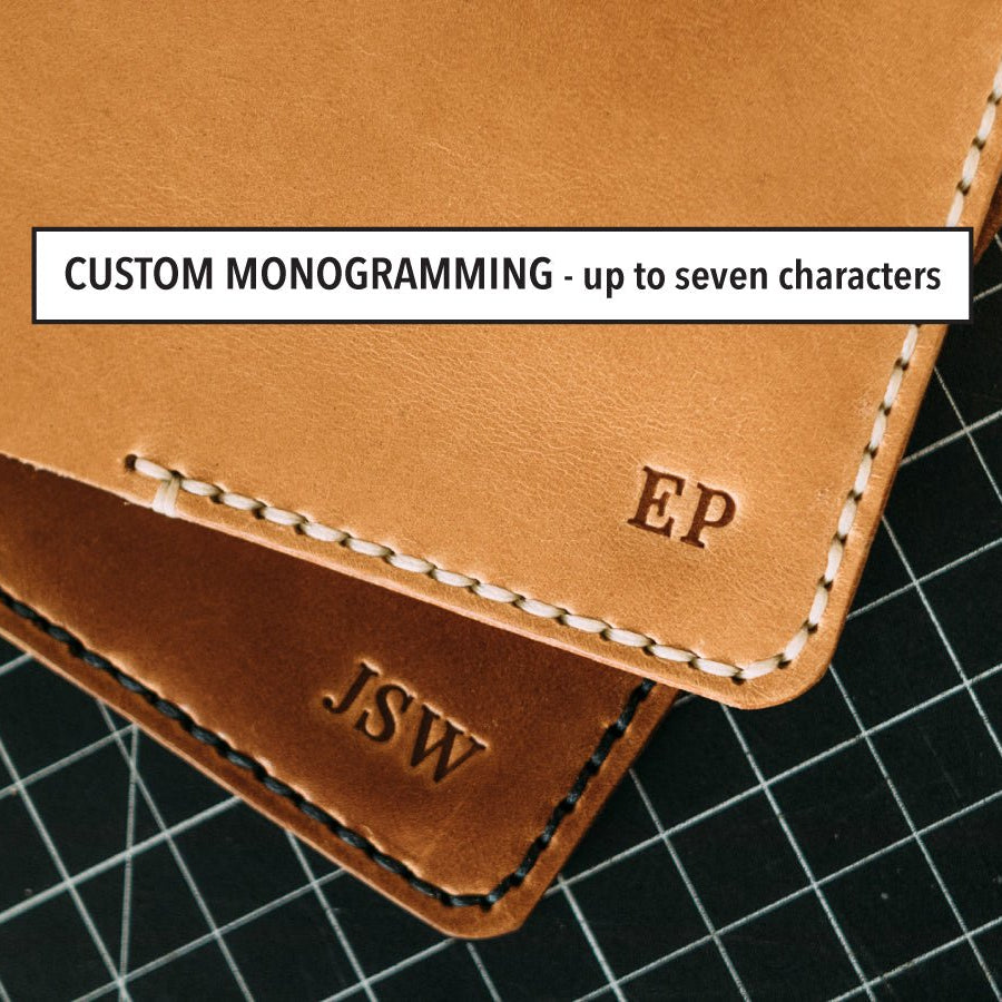 Notebook/Passport Cover - Lost Dutchman Leather handmade leather wallets