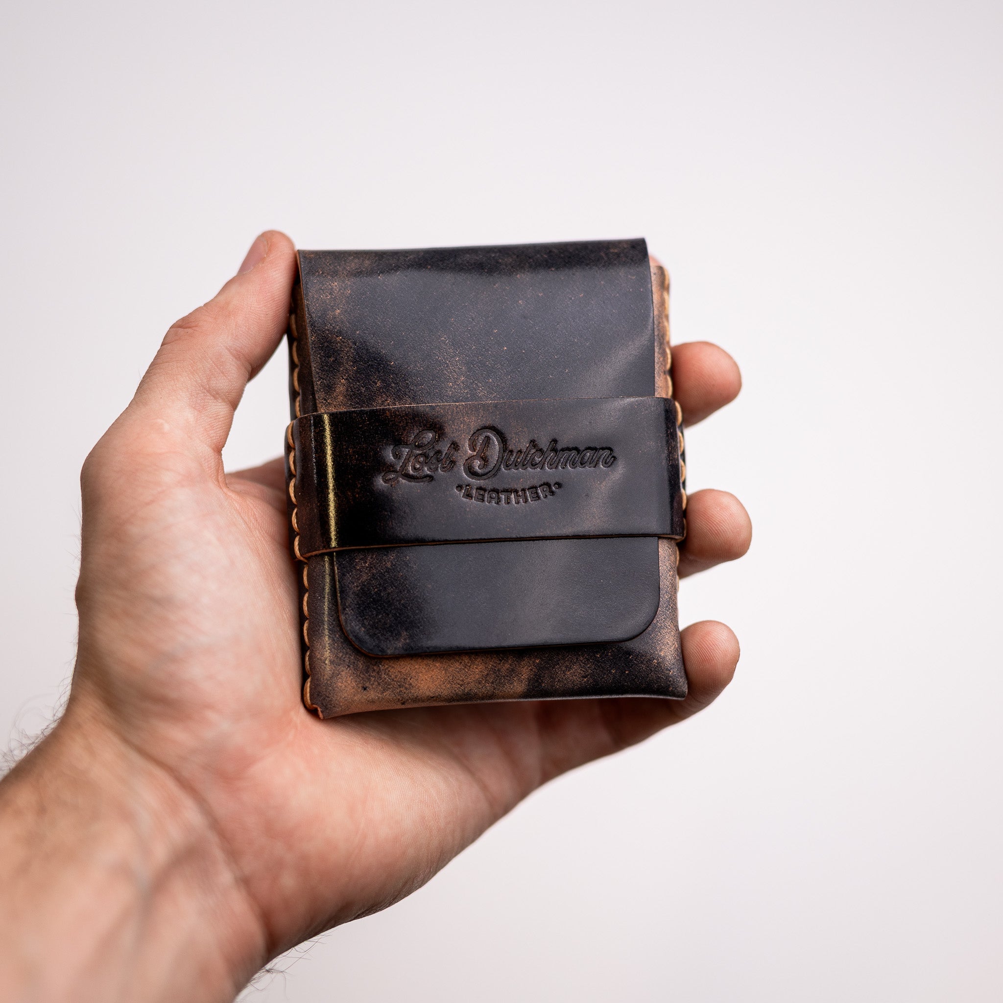 Shell Cordovan Big Finn 2 - Lost Dutchman Leather handmade leather wallets