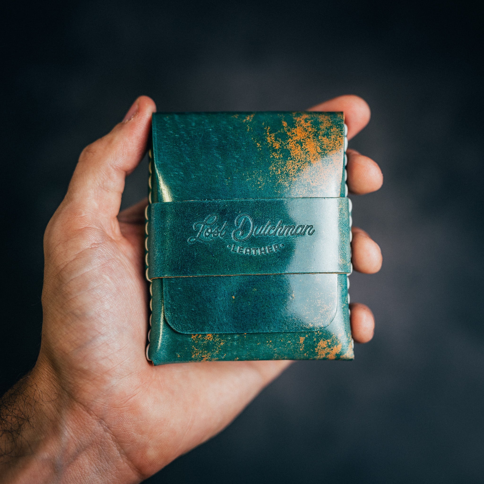 Shell Cordovan Big Finn 2 - Lost Dutchman Leather handmade leather wallets