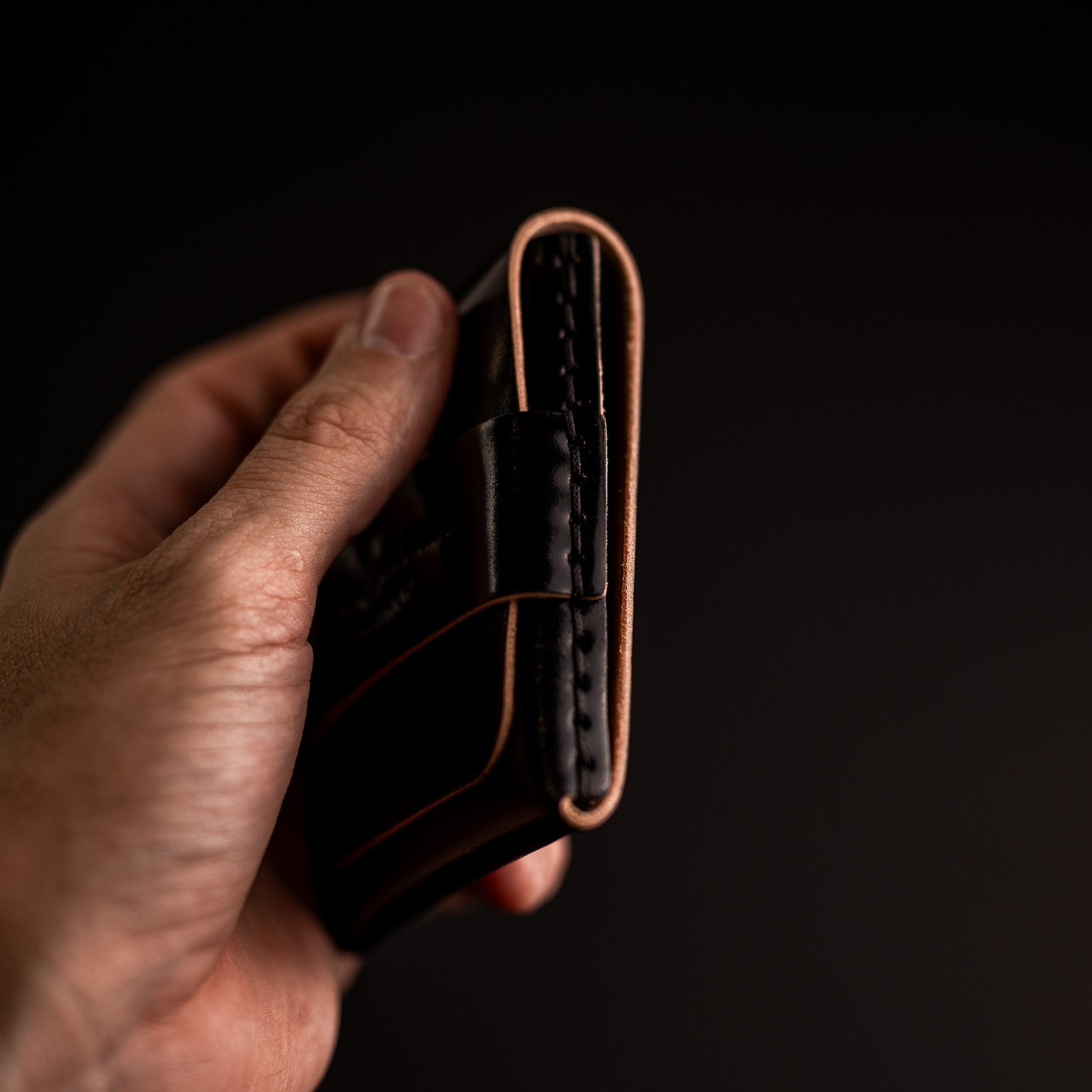 Shell Cordovan Big Finn 2 - Lost Dutchman Leather handmade leather wallets