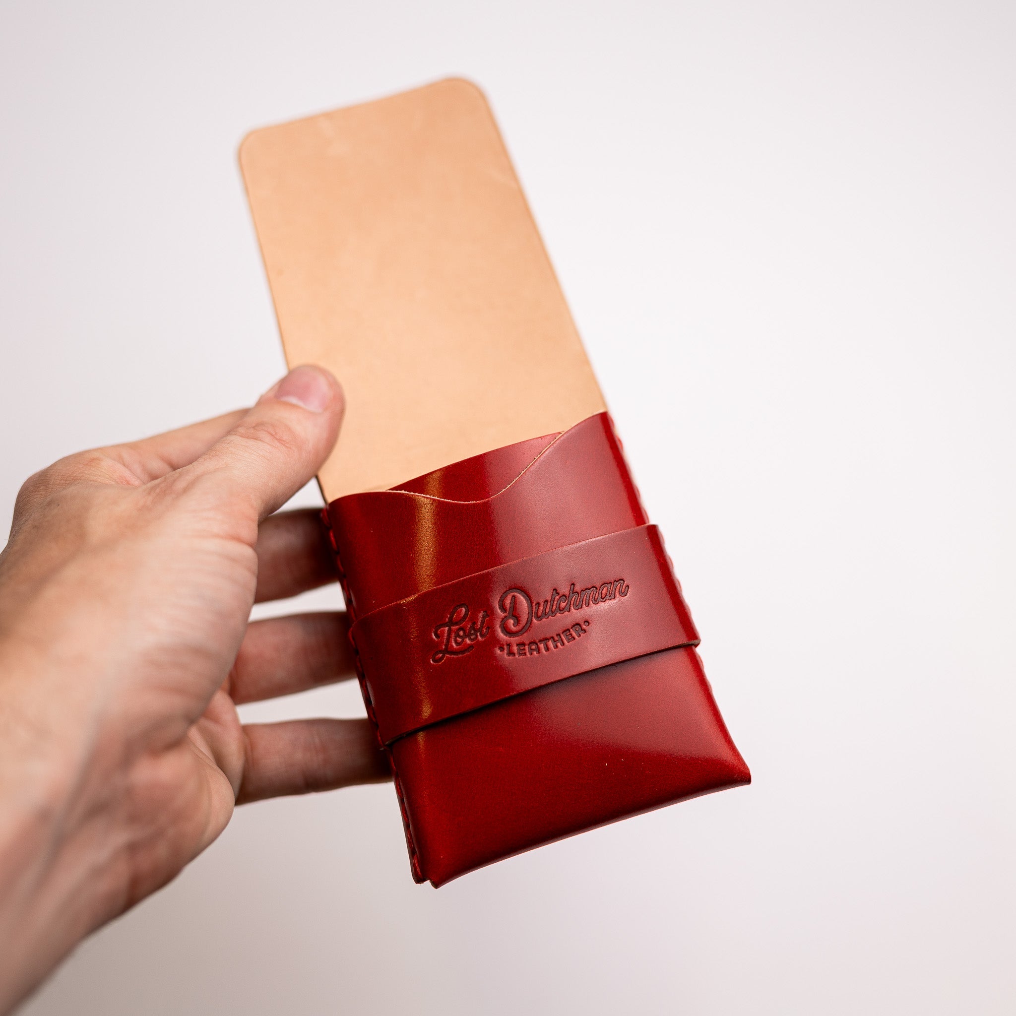 Shell Cordovan Big Finn 2 - Lost Dutchman Leather handmade leather wallets