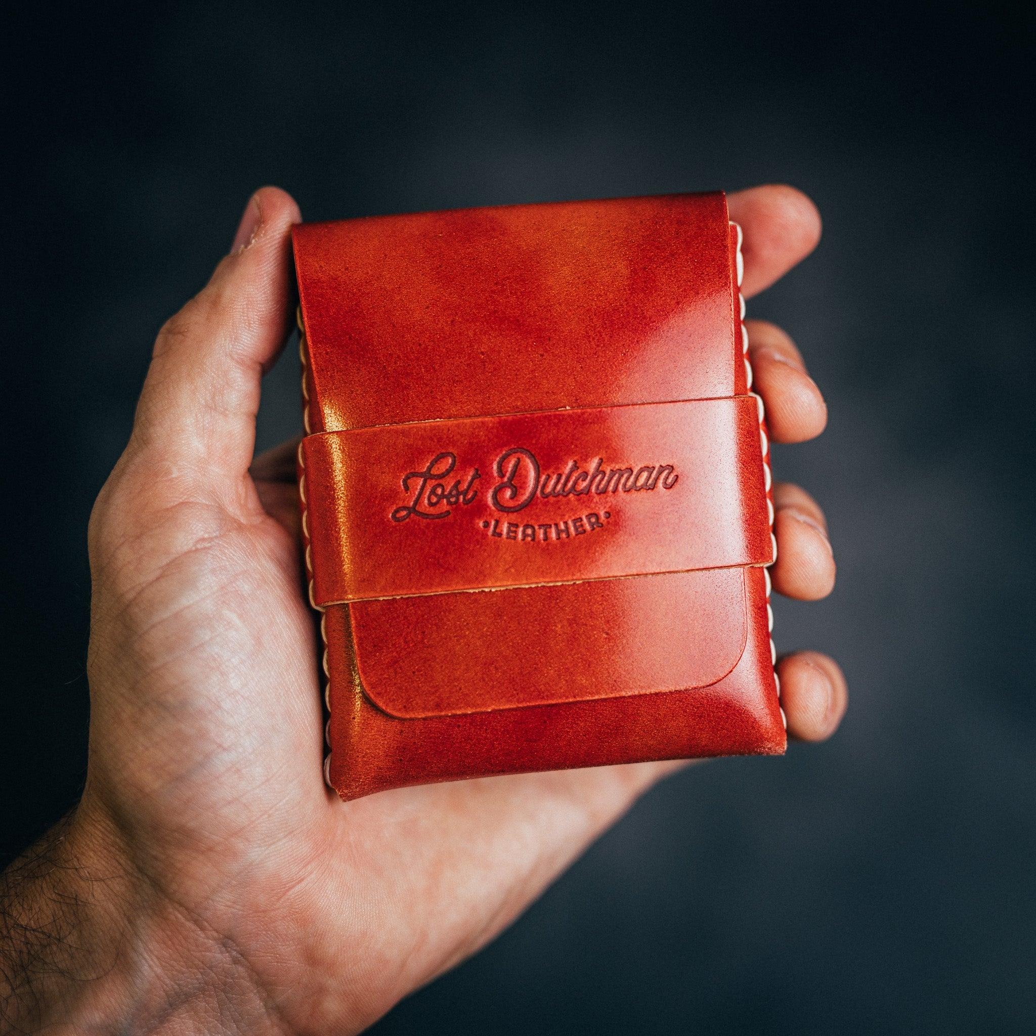 Shell Cordovan Big Finn 2 - Lost Dutchman Leather handmade leather wallets