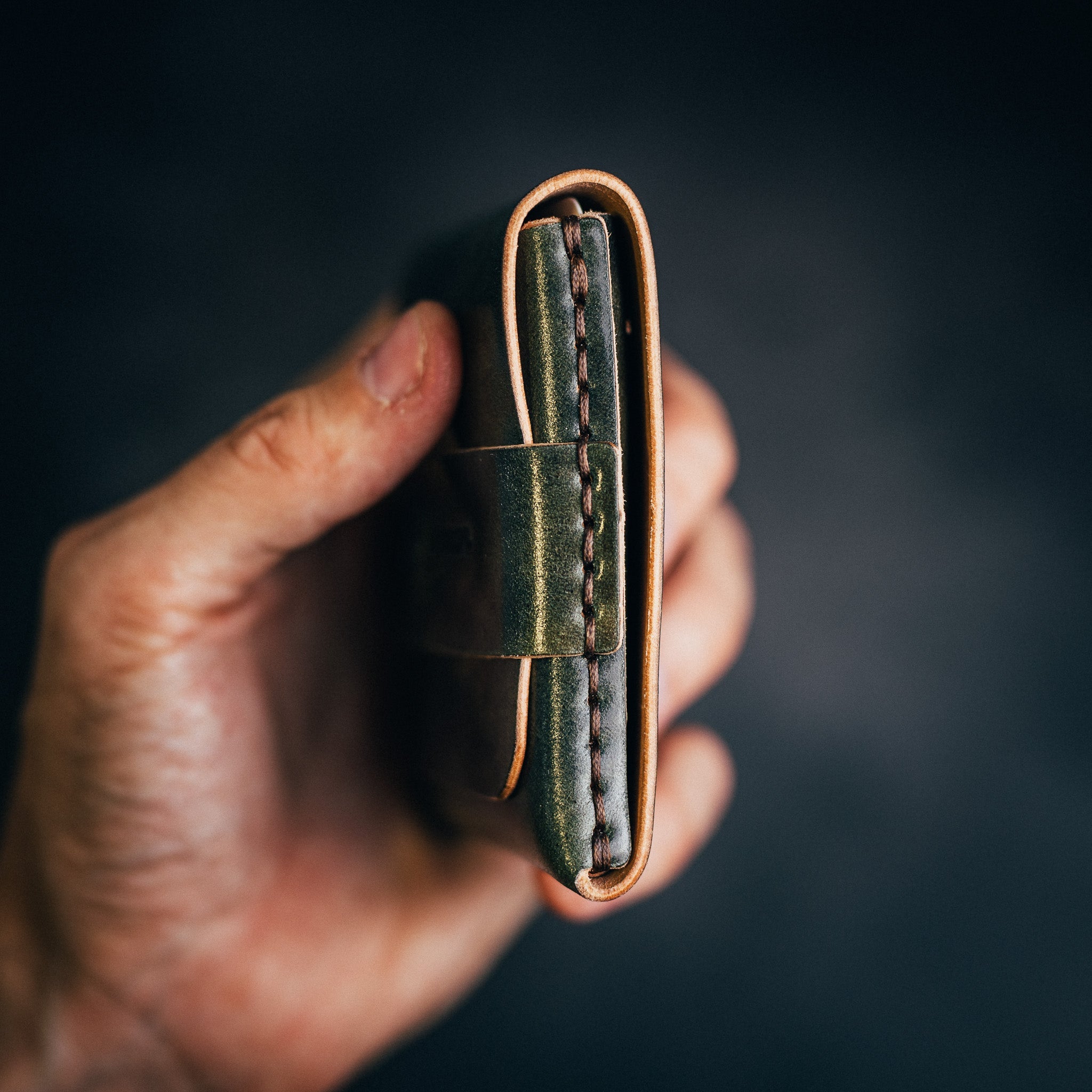 Shell Cordovan Big Finn 2 - Lost Dutchman Leather handmade leather wallets