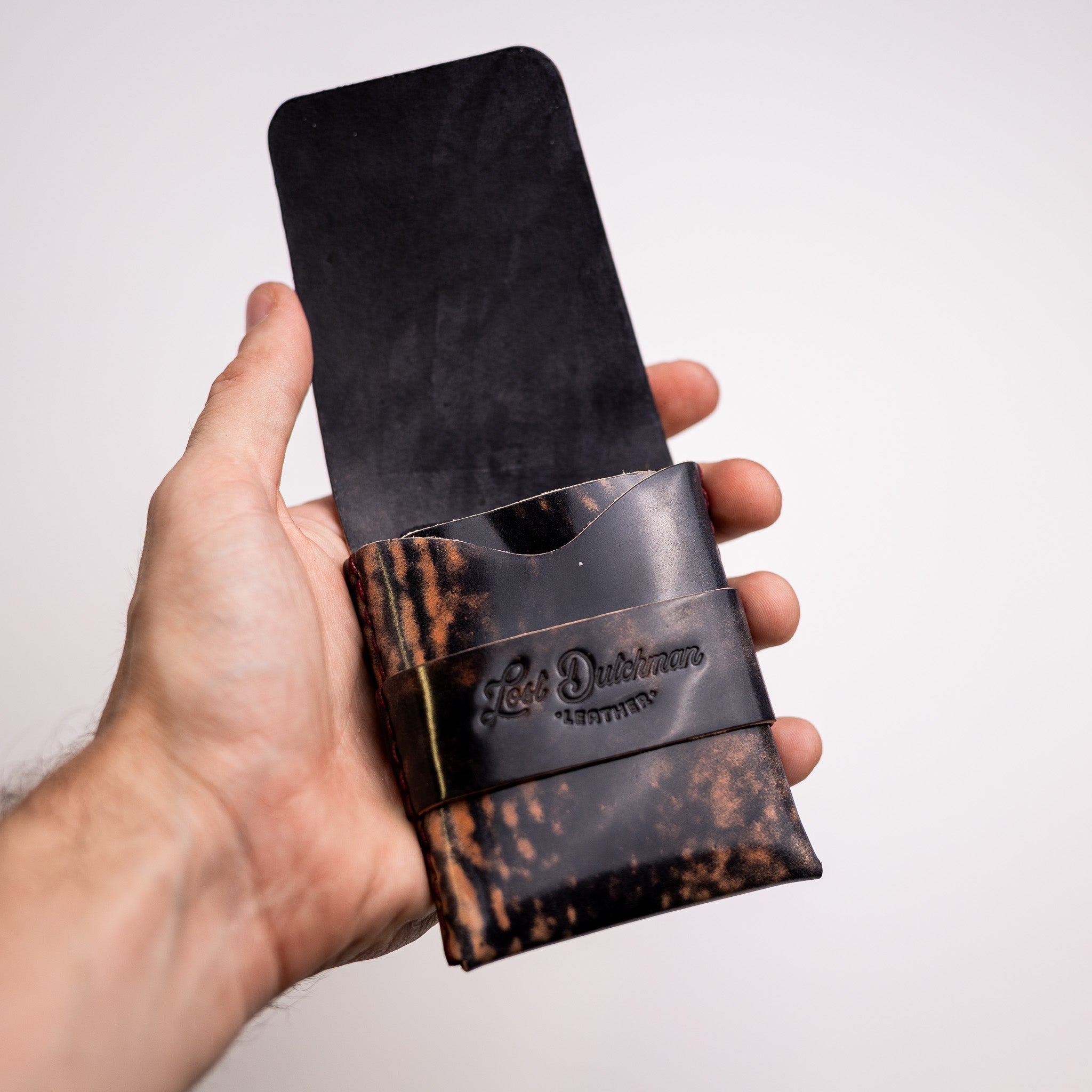 Shell Cordovan Big Finn 2 - Lost Dutchman Leather handmade leather wallets