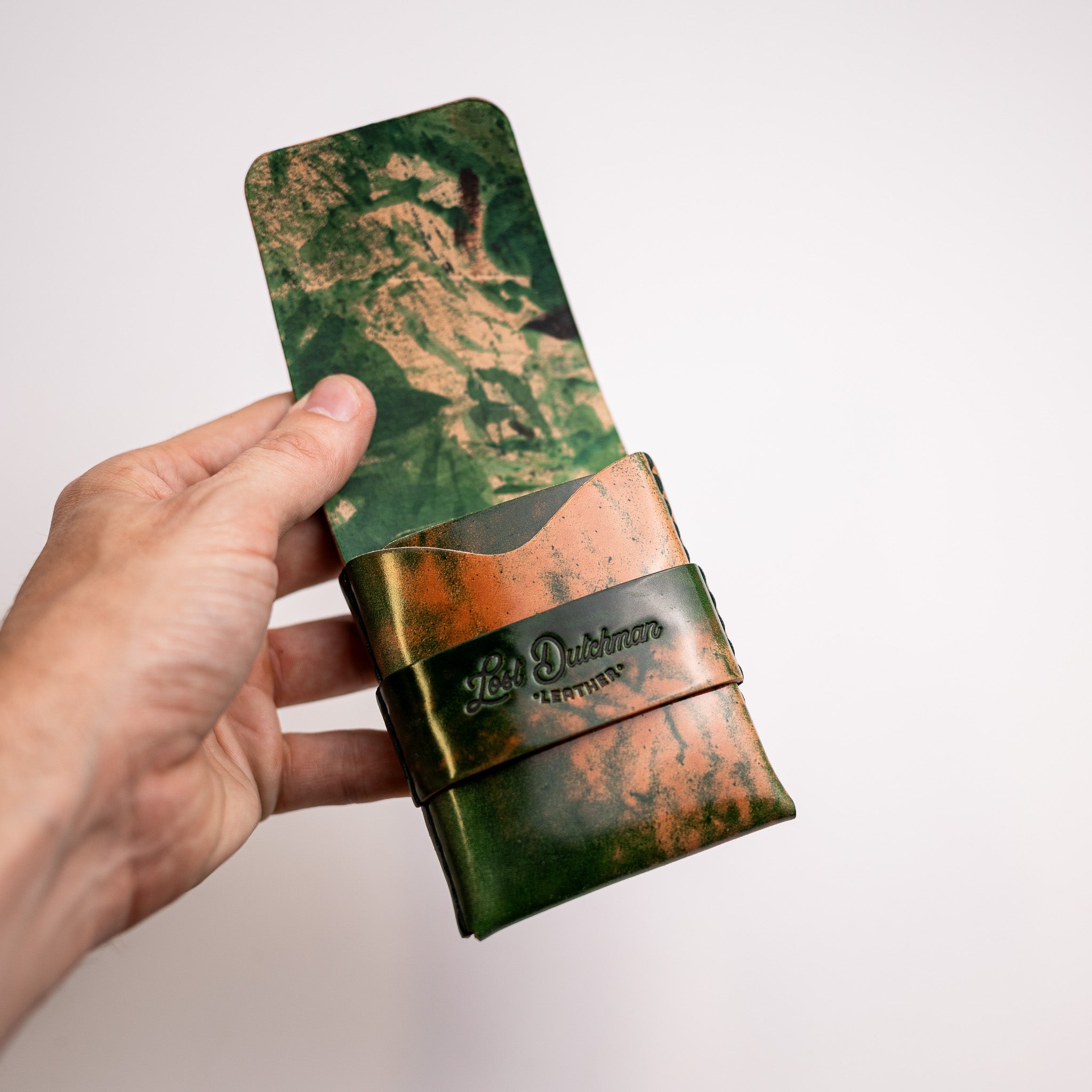 Shell Cordovan Big Finn 2 - Lost Dutchman Leather handmade leather wallets