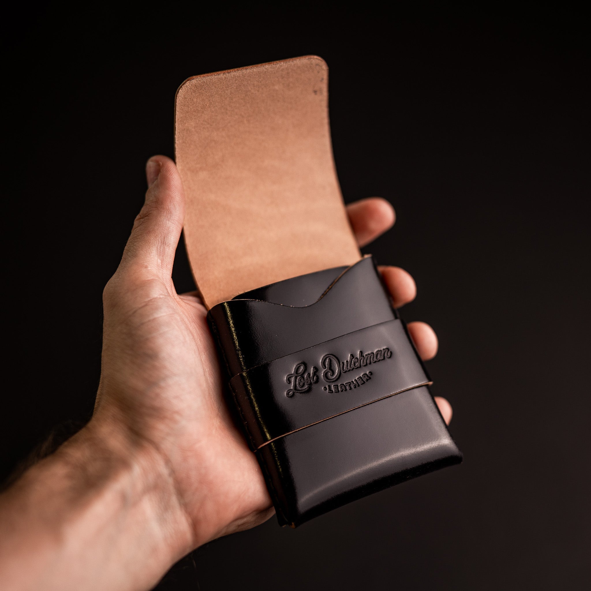 Shell Cordovan Big Finn 2 - Lost Dutchman Leather handmade leather wallets