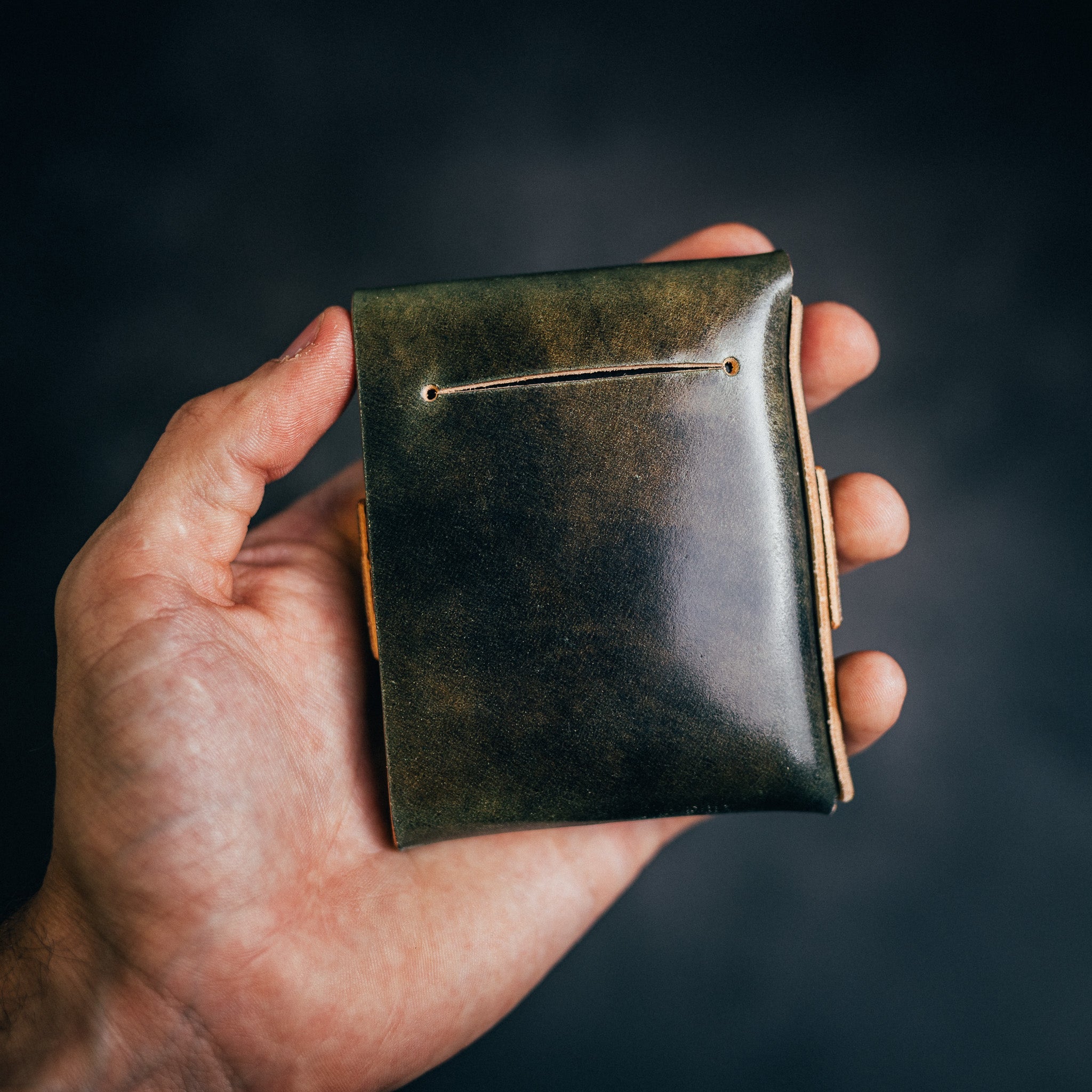 Shell Cordovan Big Finn 2 - Lost Dutchman Leather handmade leather wallets