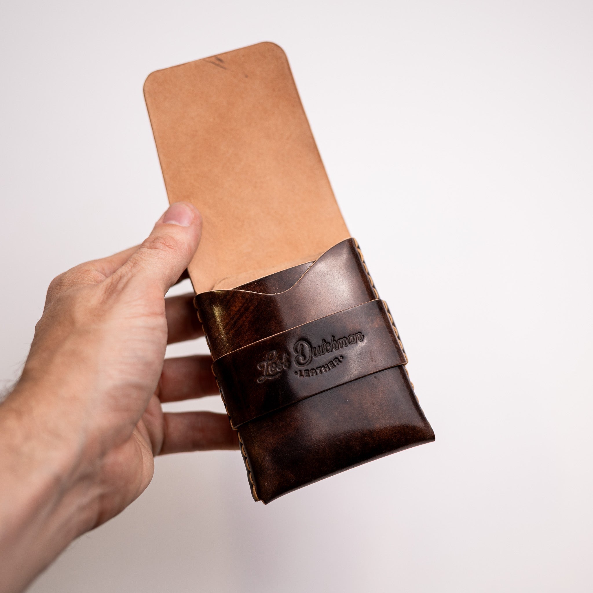 Shell Cordovan Big Finn 2 - Lost Dutchman Leather handmade leather wallets