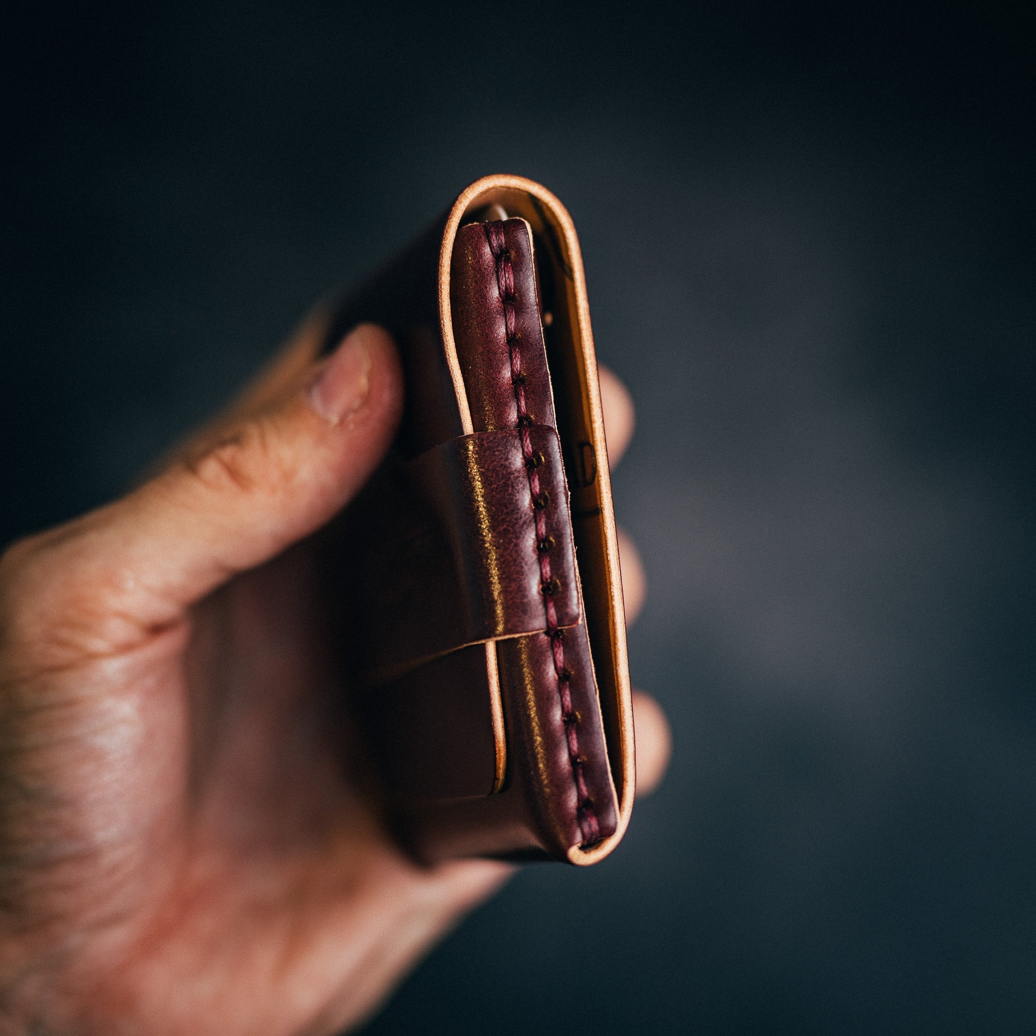 Shell Cordovan Big Finn 2 - Lost Dutchman Leather handmade leather wallets
