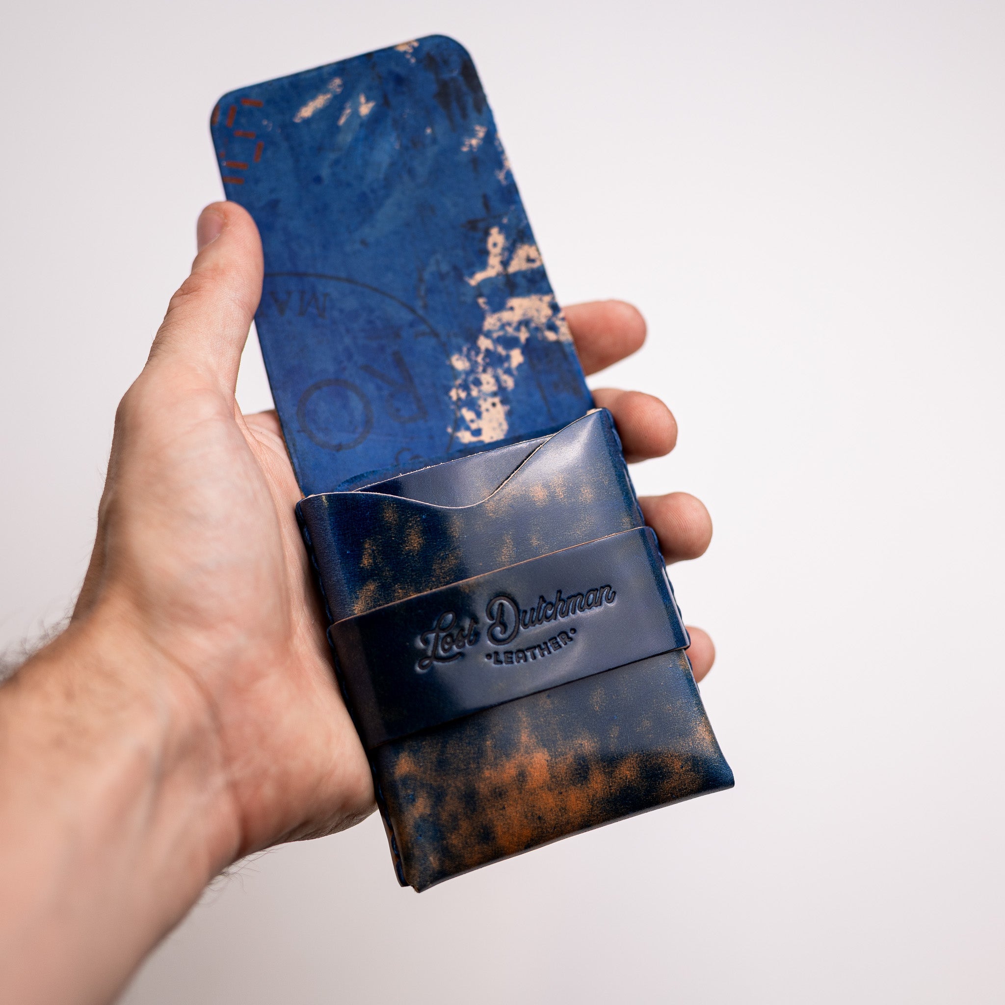 Shell Cordovan Big Finn 2 - Lost Dutchman Leather handmade leather wallets