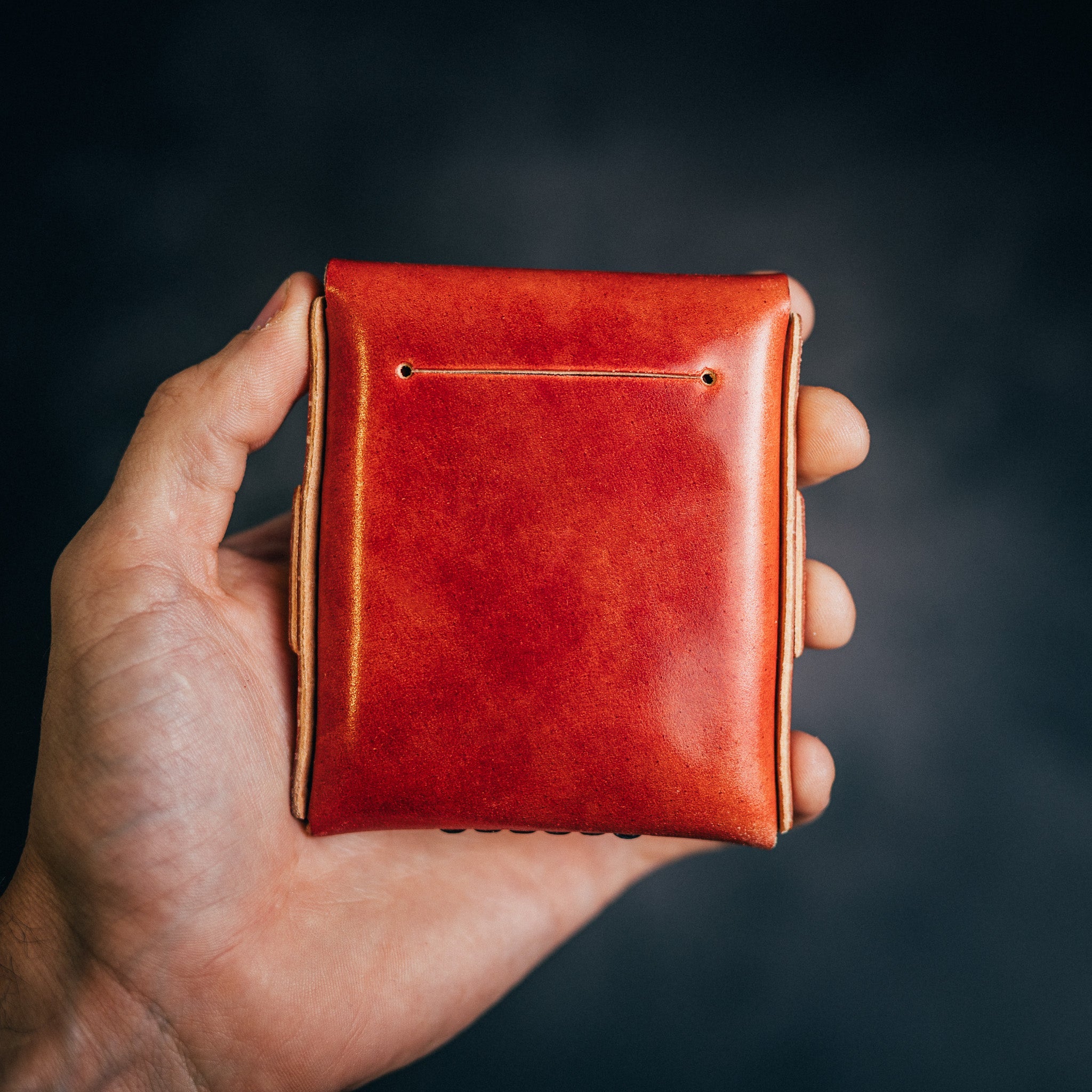 Shell Cordovan Big Finn (classic) - Lost Dutchman Leather handmade leather wallets