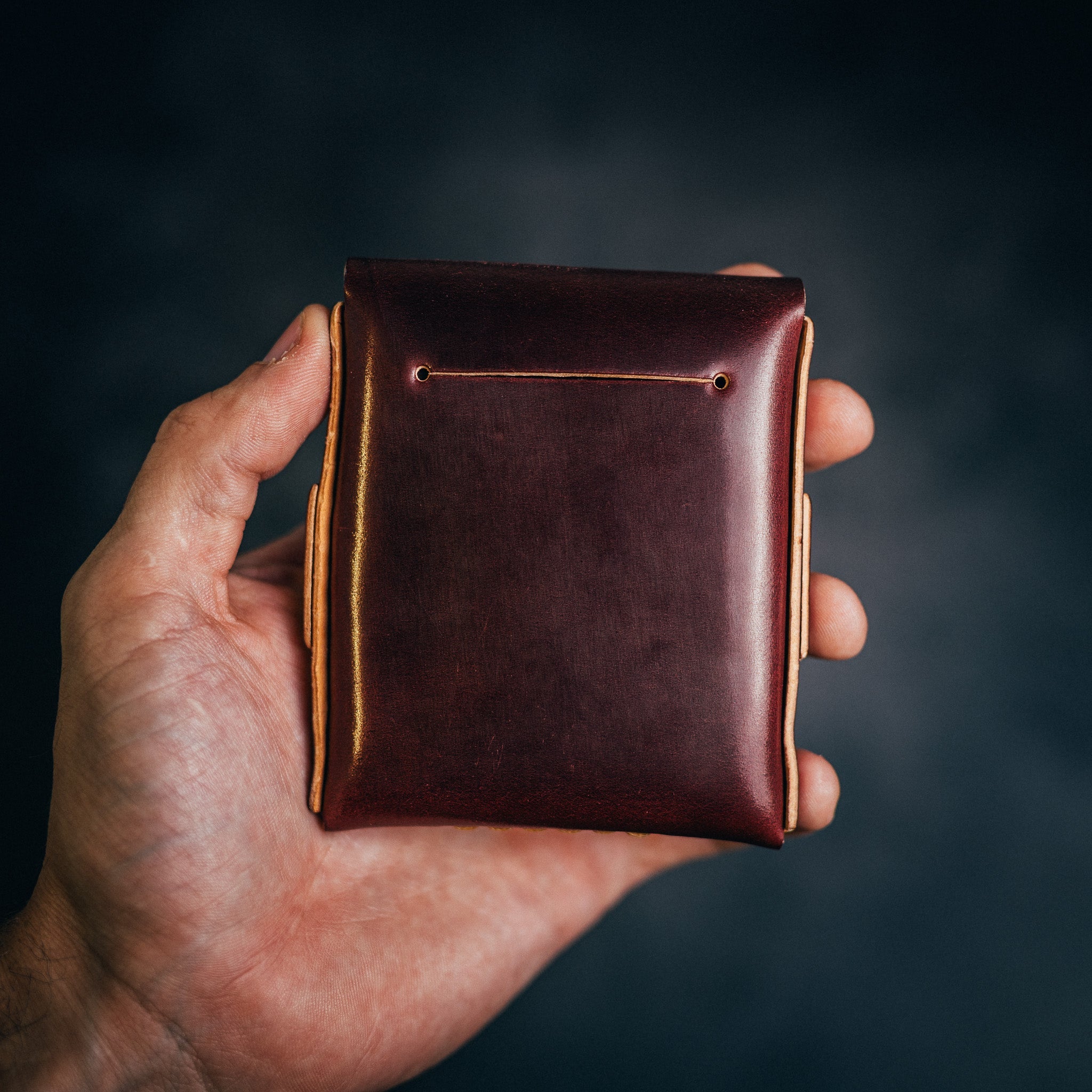 Shell Cordovan Big Finn (classic) - Lost Dutchman Leather handmade leather wallets