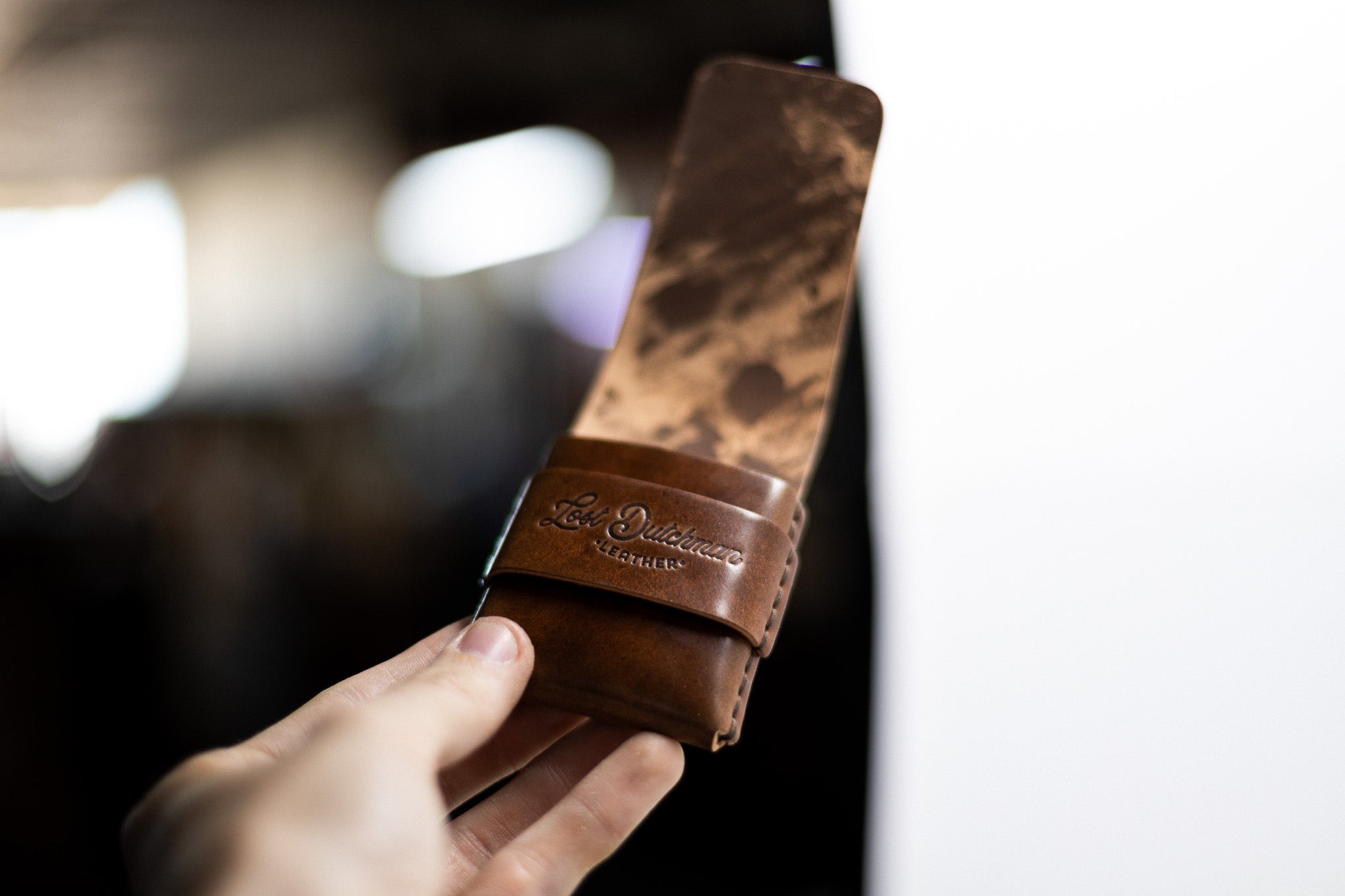 Shell Cordovan Finnigan - Lost Dutchman Leather handmade leather wallets