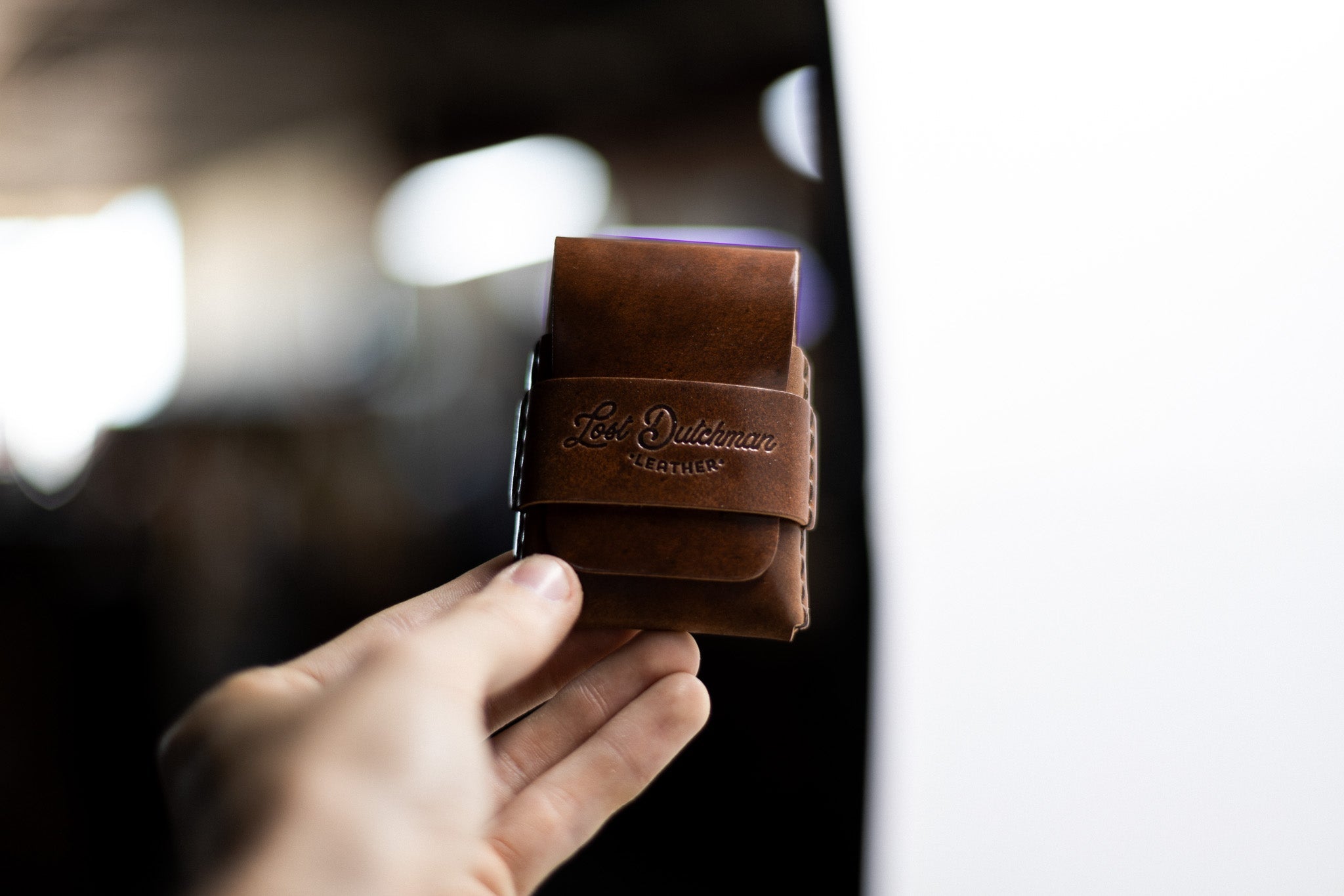 Shell Cordovan Finnigan - Lost Dutchman Leather handmade leather wallets