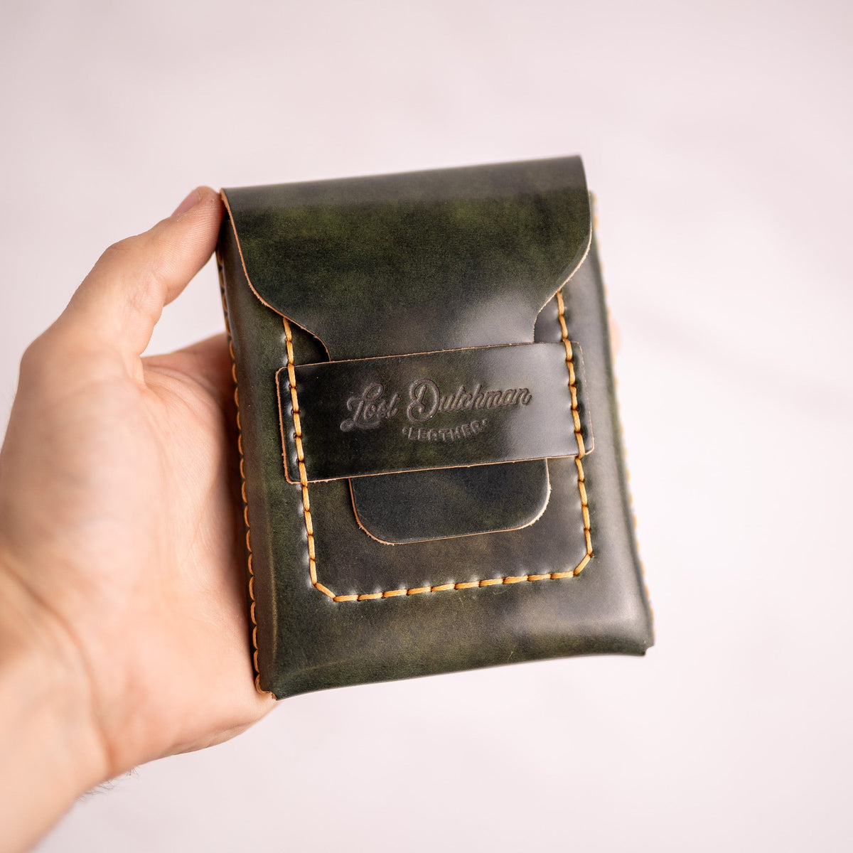 Shell Cordovan Huckleberry (Standard) - Lost Dutchman Leather handmade leather wallets