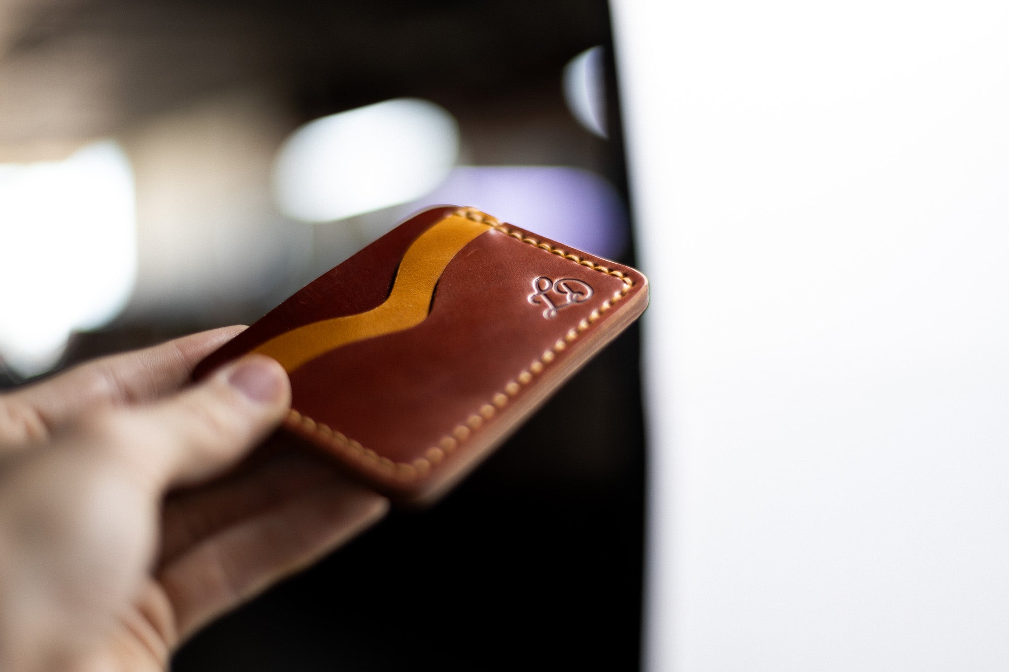 Shell Cordovan Spencer - Lost Dutchman Leather handmade leather wallets