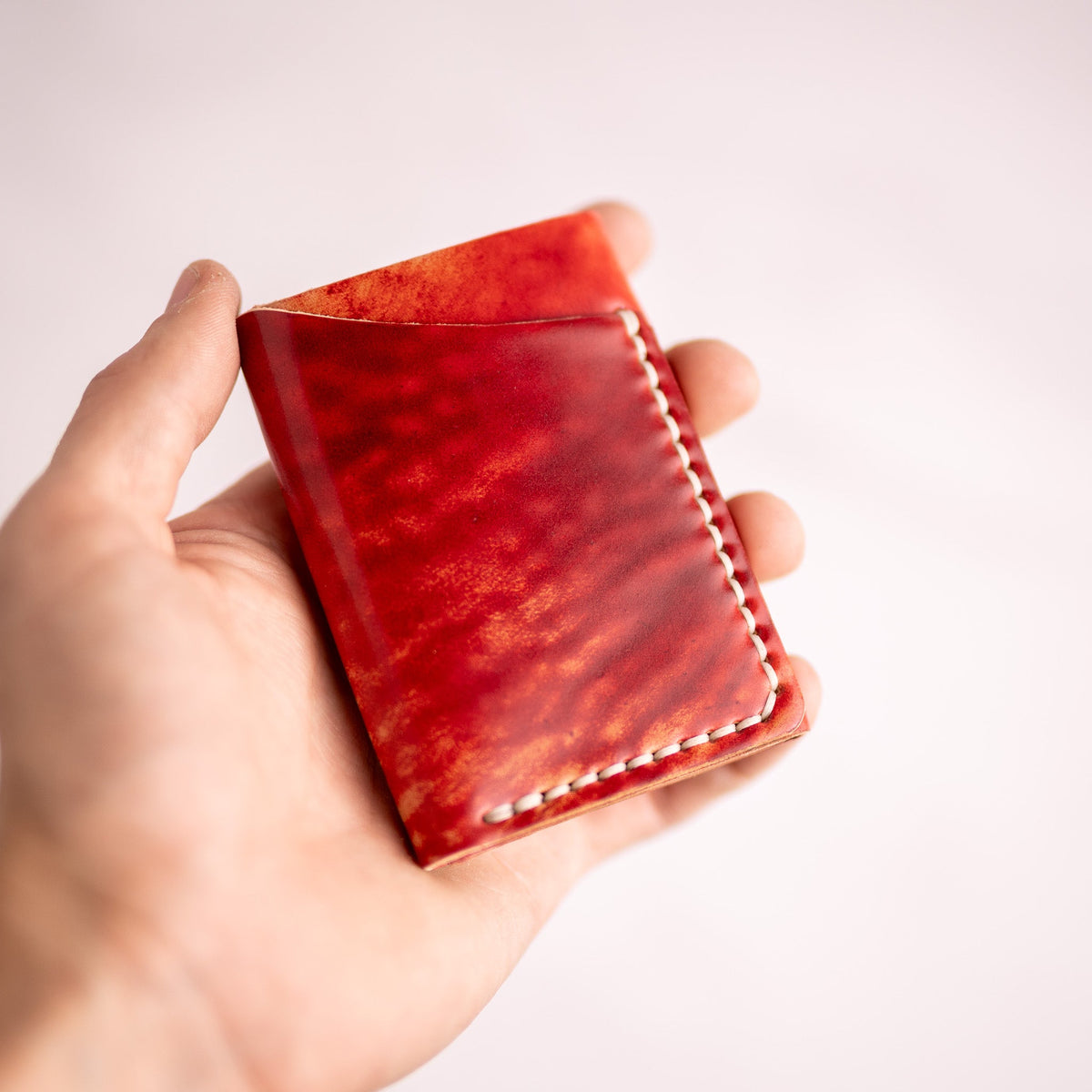 Shell Cordovan Tucker - Lost Dutchman Leather handmade leather wallets
