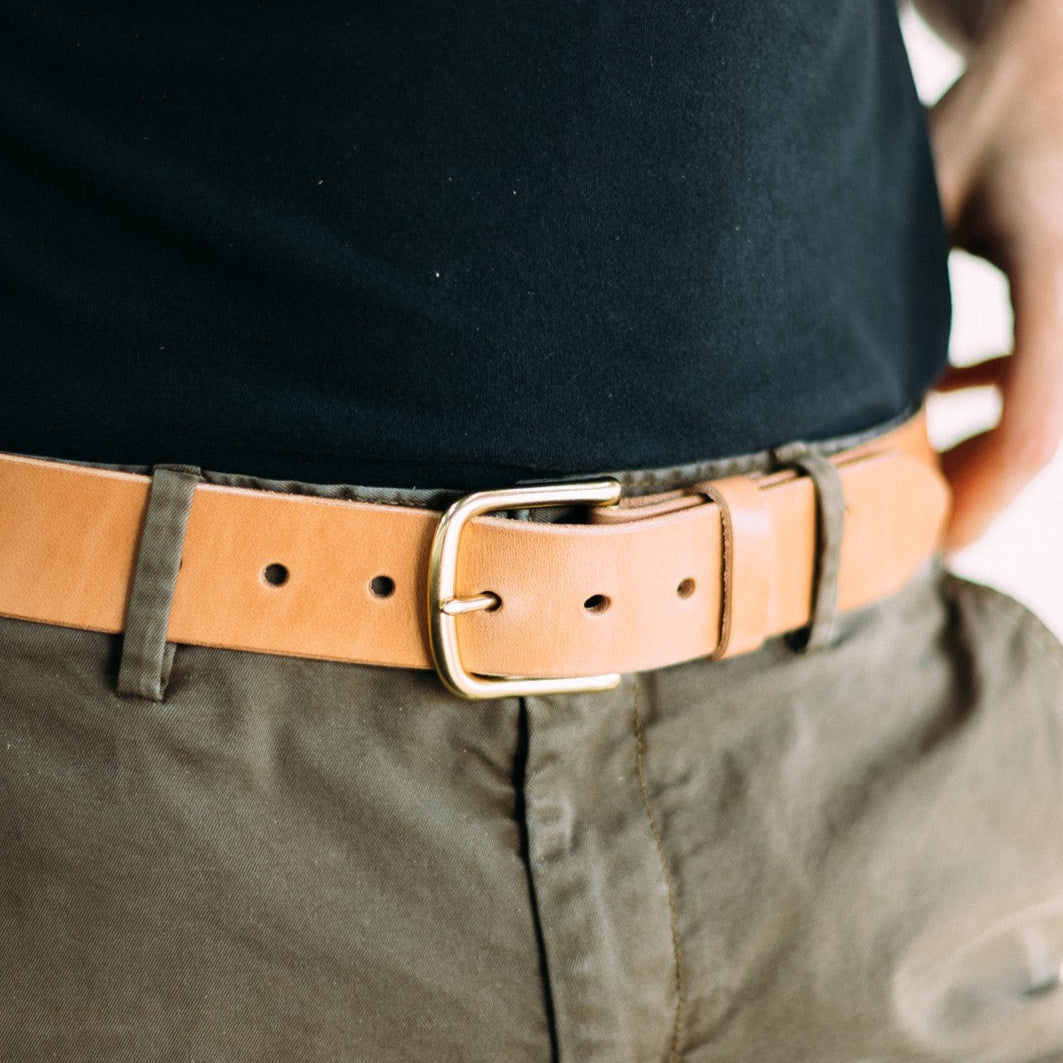 The Belt - Russet - Lost Dutchman Leather handmade leather wallets