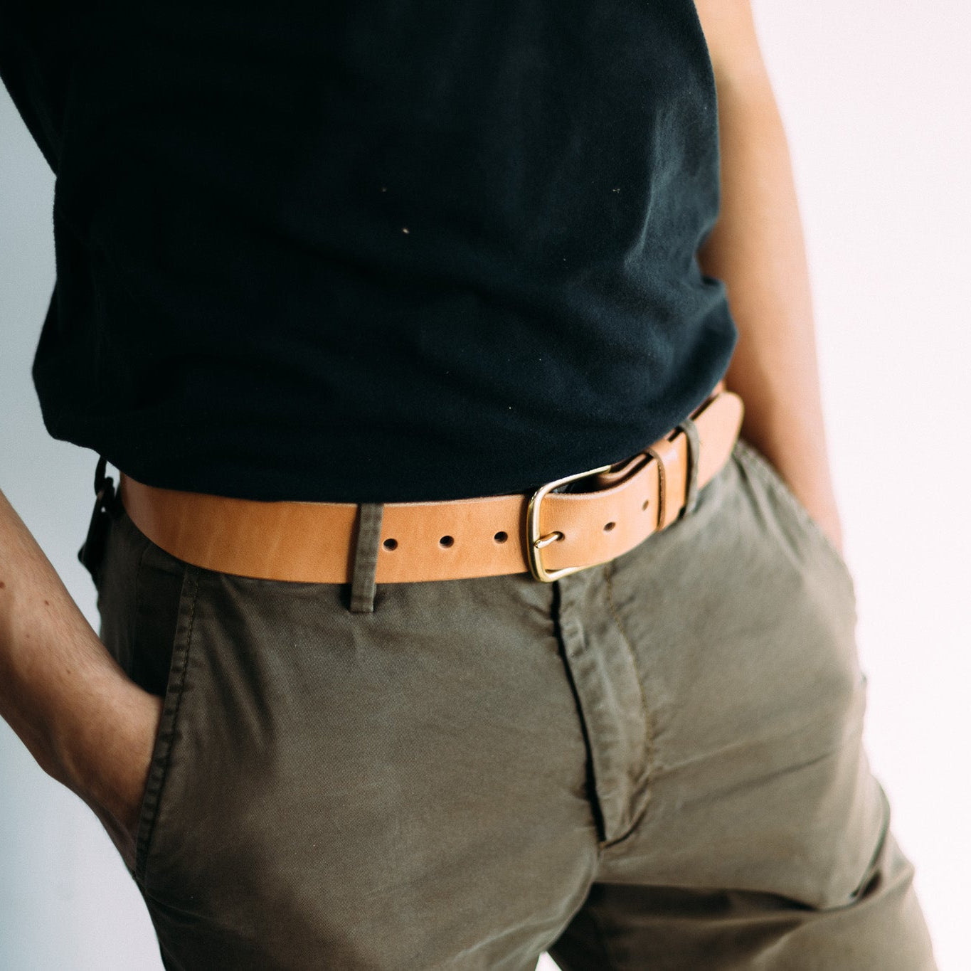 The Belt - Russet - Lost Dutchman Leather handmade leather wallets