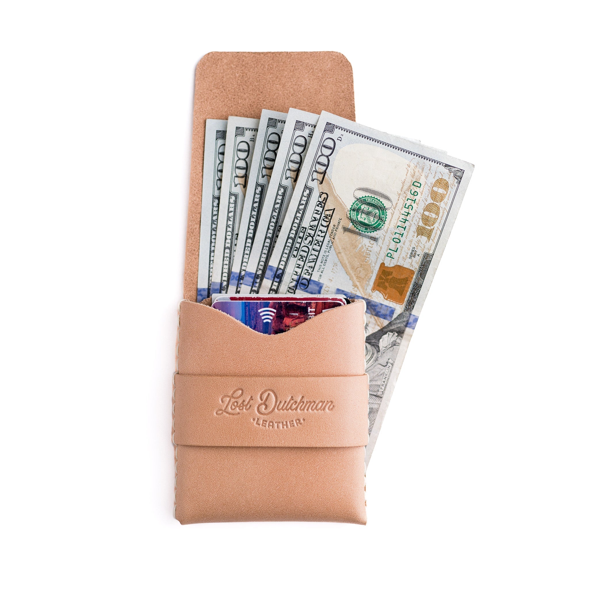 The Big Finn 2 - Russet - Lost Dutchman Leather handmade leather wallets