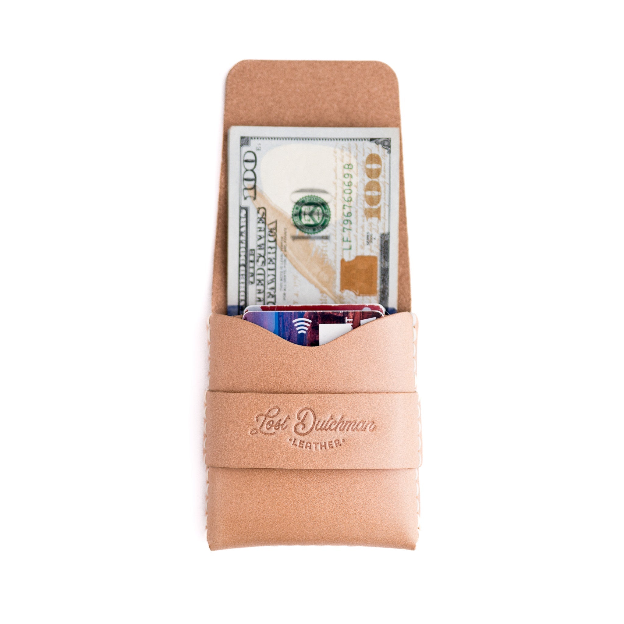 The Big Finn - Russet - Lost Dutchman Leather handmade leather wallets